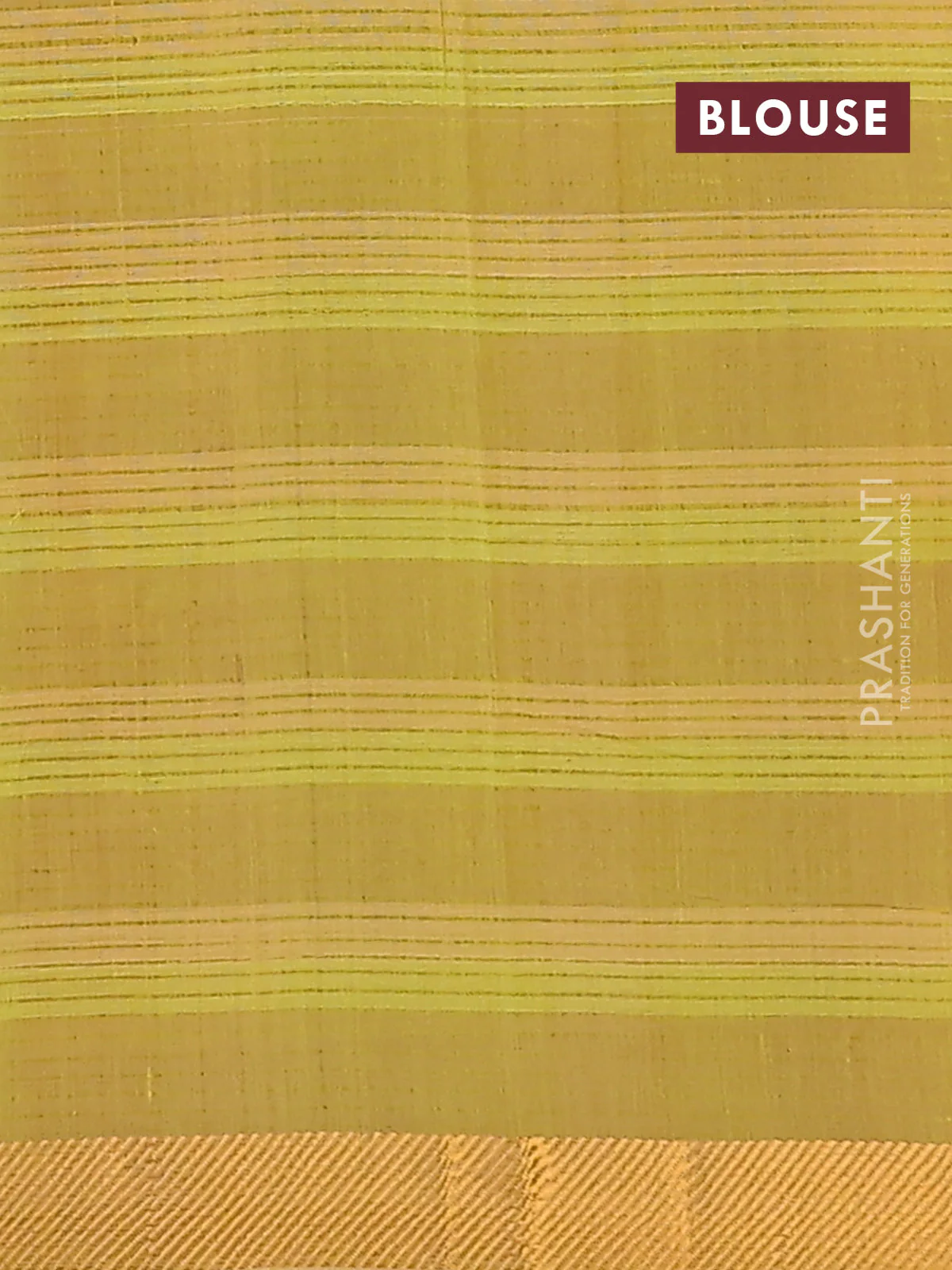 Mangalgiri cotton saree multi colour and pale orange with allover checked pattern and zari woven border - Image 4