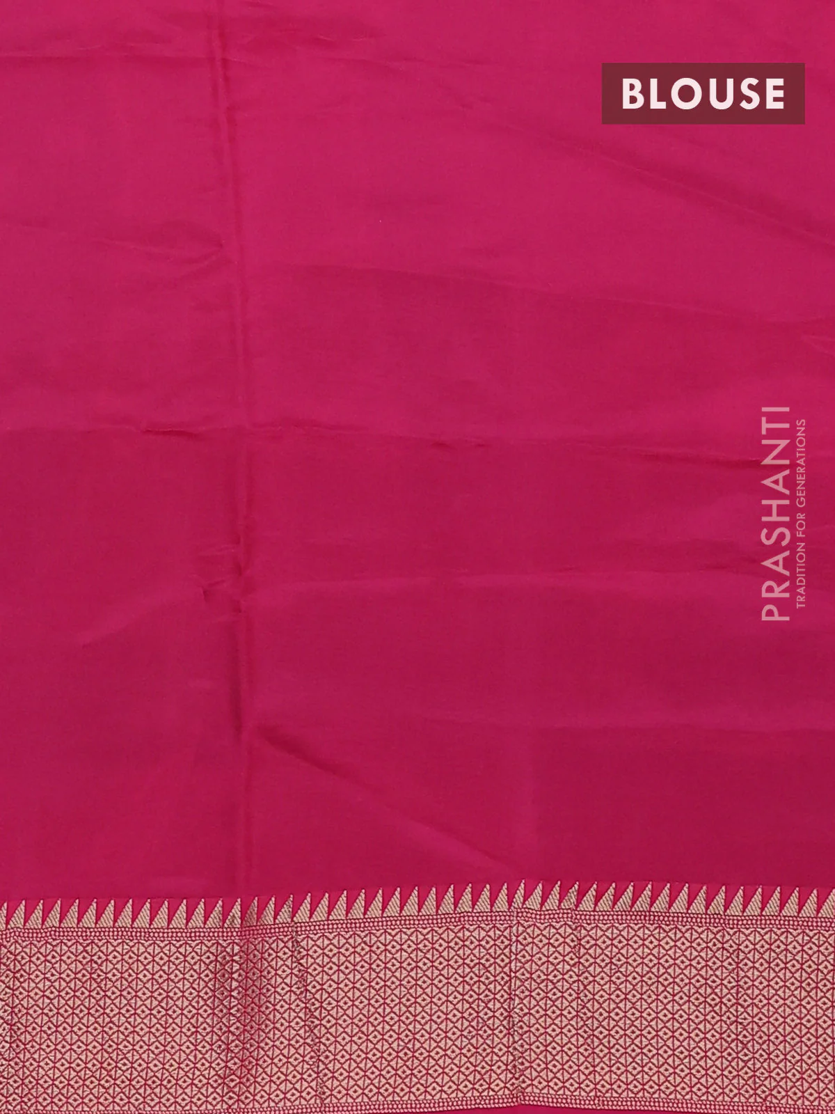 Munga crepe silk saree black and pink with zari woven buttas and rich zari woven pallu - Image 3