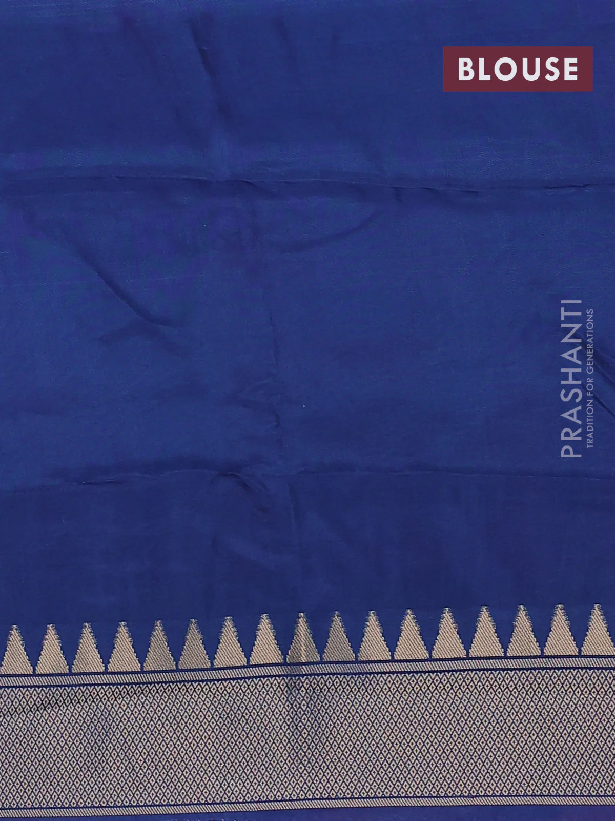 Munga crepe silk saree pink and peacock blue with zari woven buttas and rich thread & zari woven pallu - Image 3