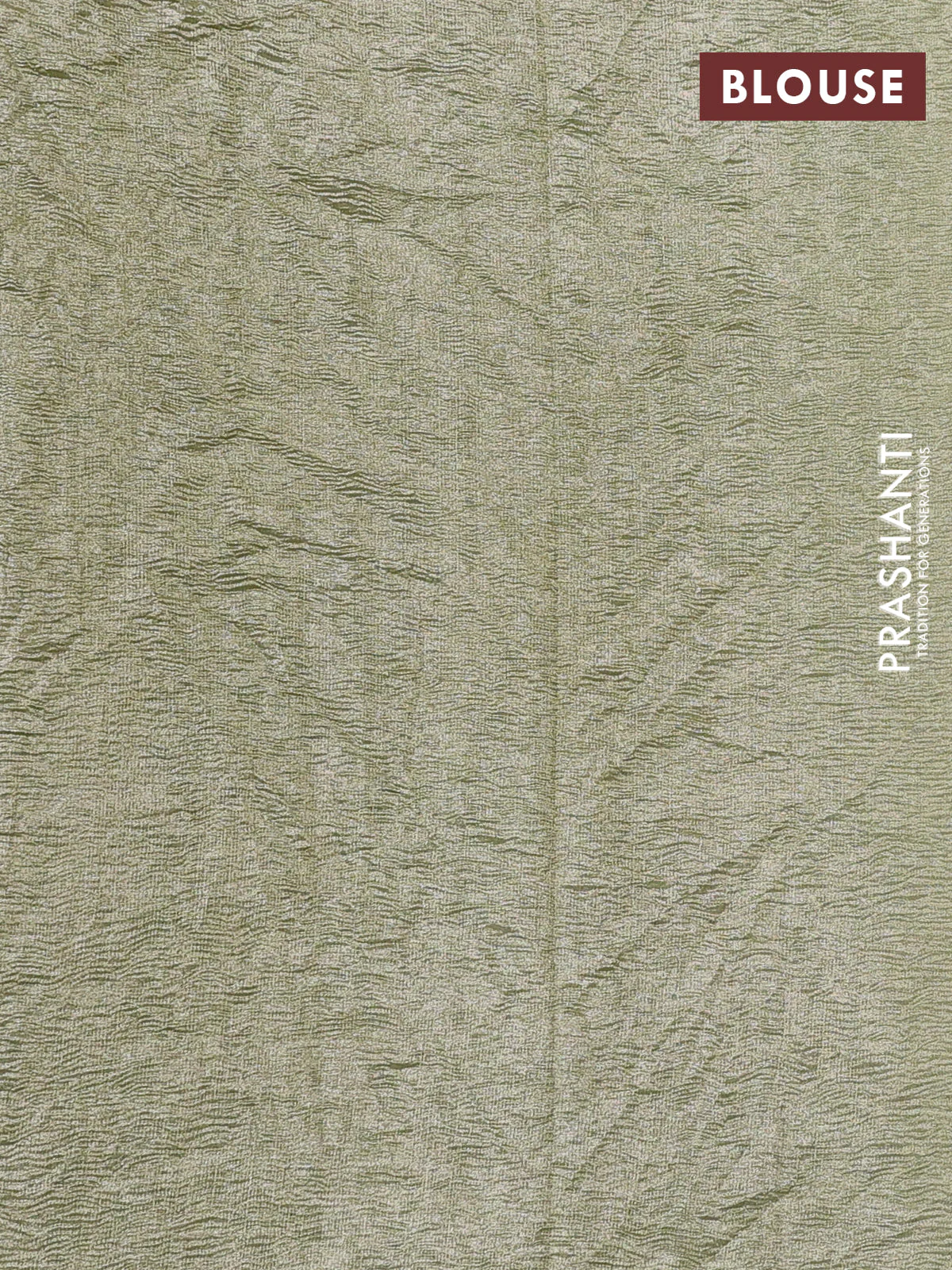 Munga silk saree beige with allover zari woven stripes pattern in borderless style - Image 3