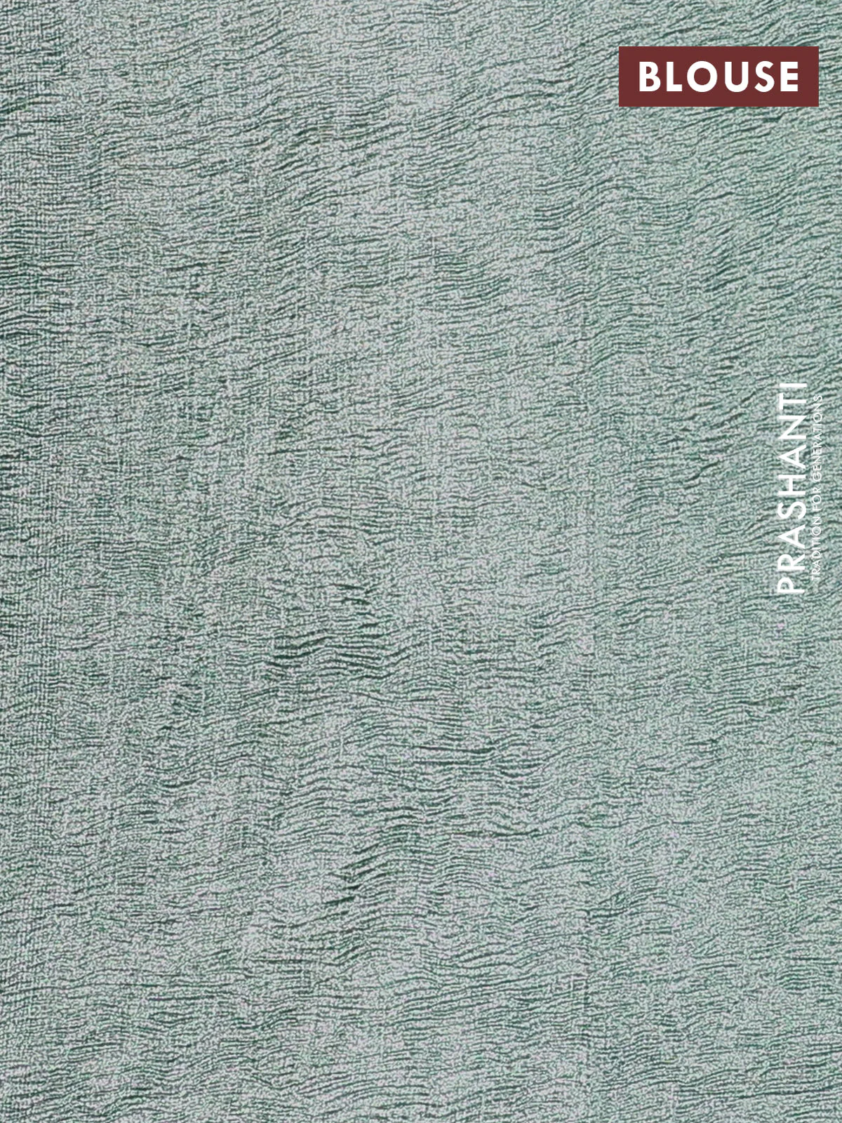 Munga silk saree pastel blue with allover zari woven stripes pattern in borderless style - Image 3