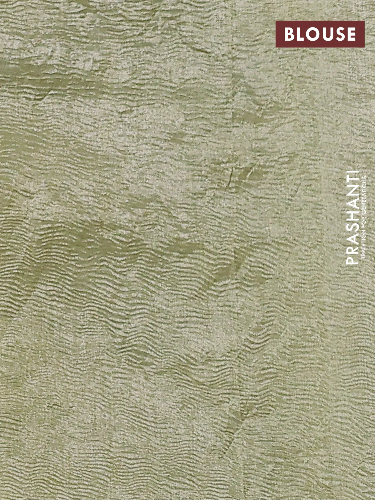Munga silk saree pastel green and multi colour with allover zari woven stripes pattern in borderless style - Image 3