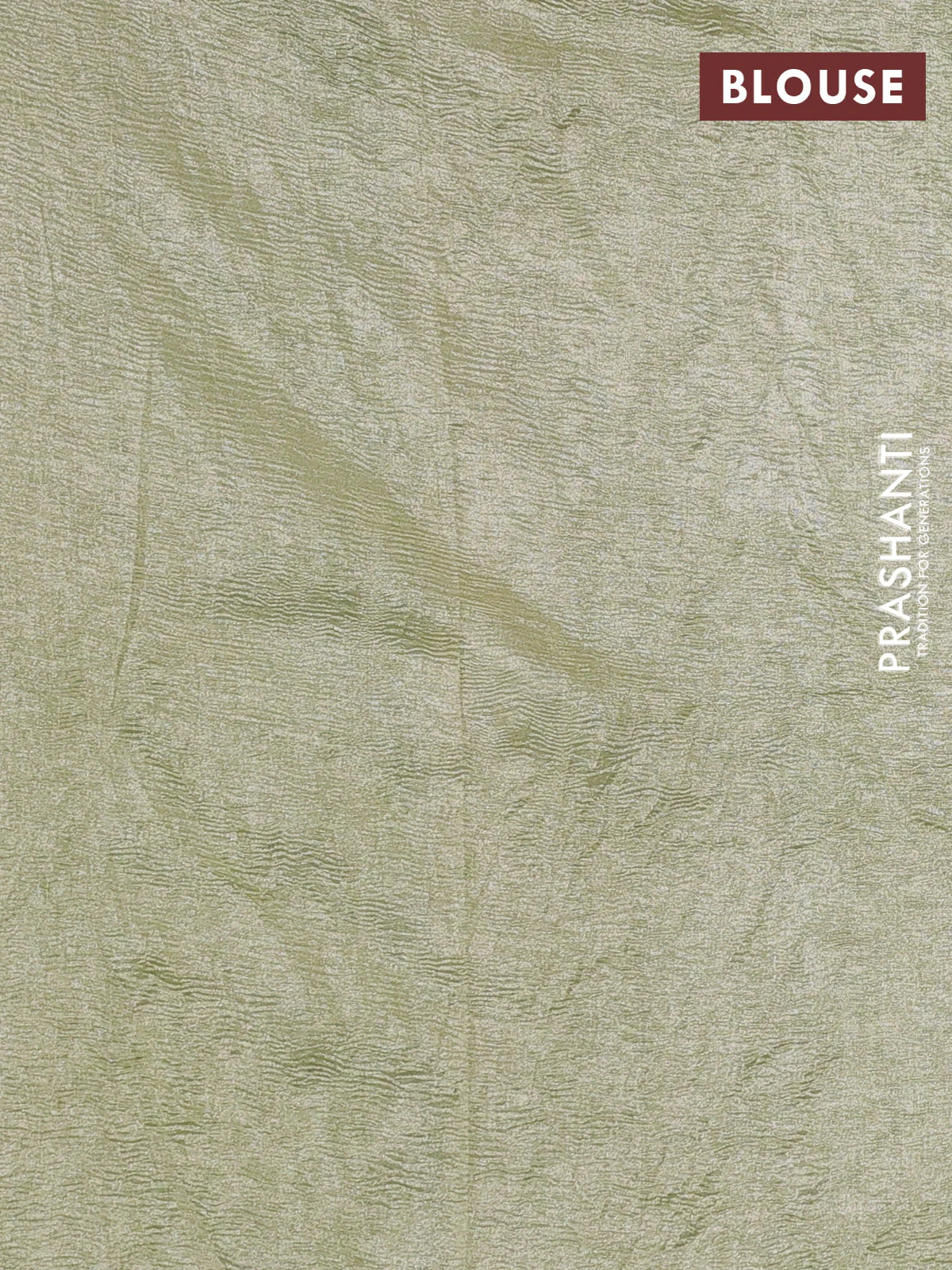 Munga silk saree pastel green and pastel blue with allover zari woven stripes pattern in borderless style - Image 3