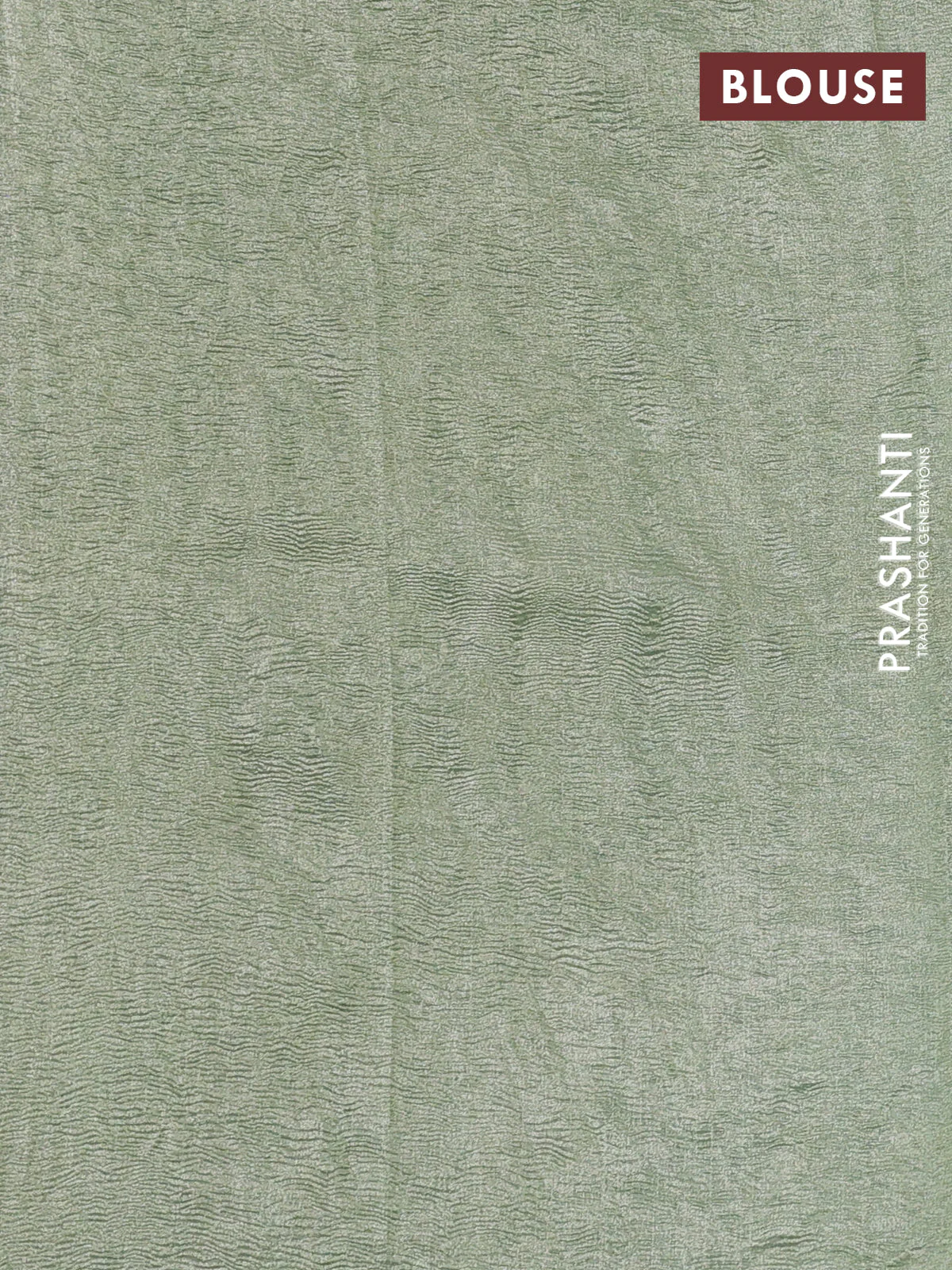Munga silk saree pastel green and pastel blue with allover zari woven stripes pattern in borderless style - Image 3