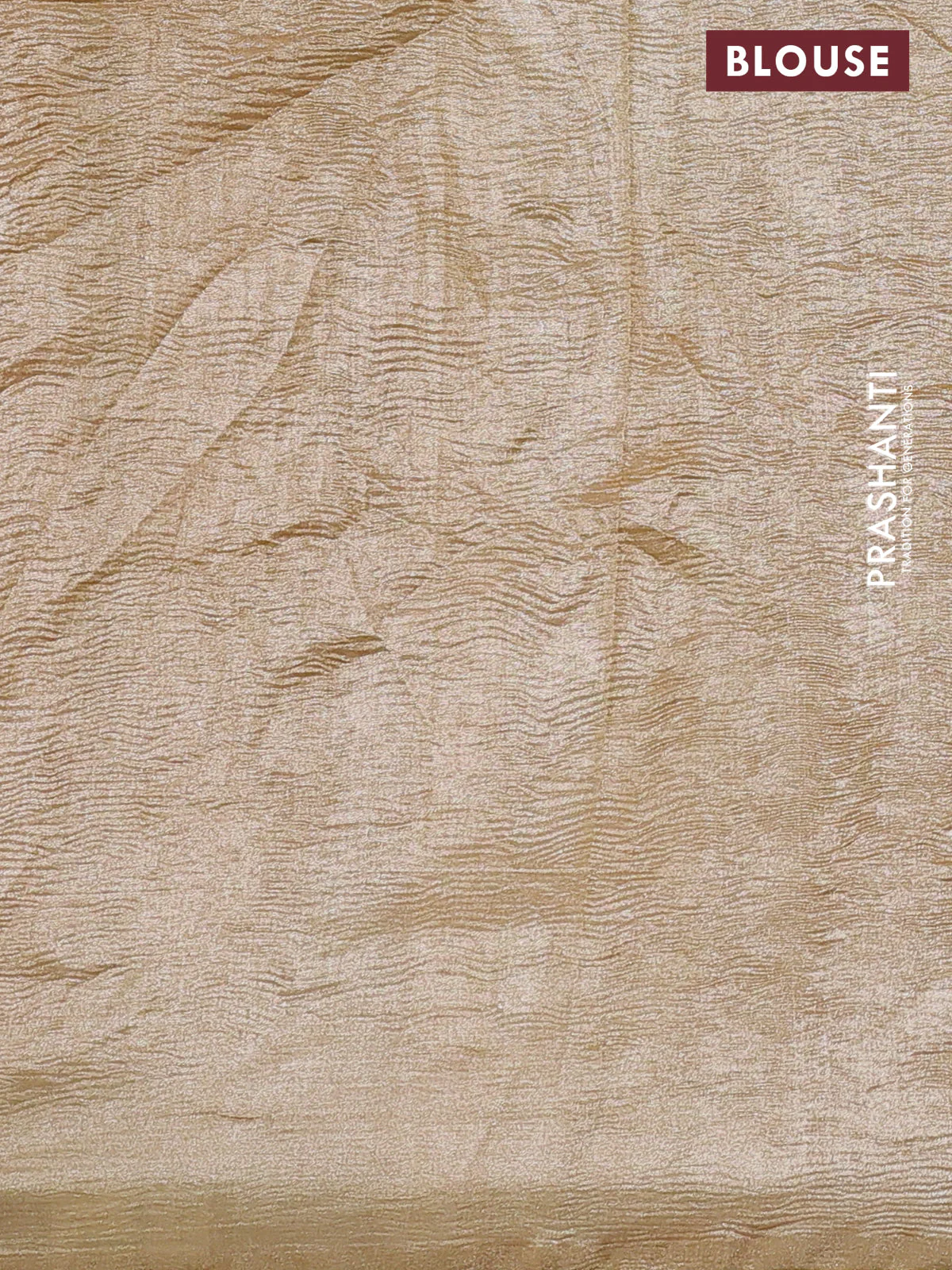 Munga silk saree pastel pink and pastel peach with allover rangart weaves in borderless style - Image 3