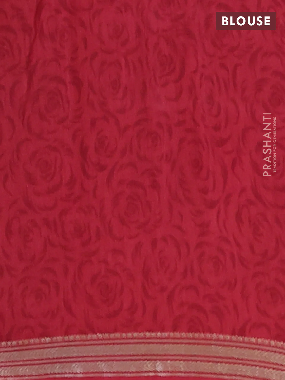Muslin silk saree black and maroon with allover ikat prints and zari woven border - Image 4