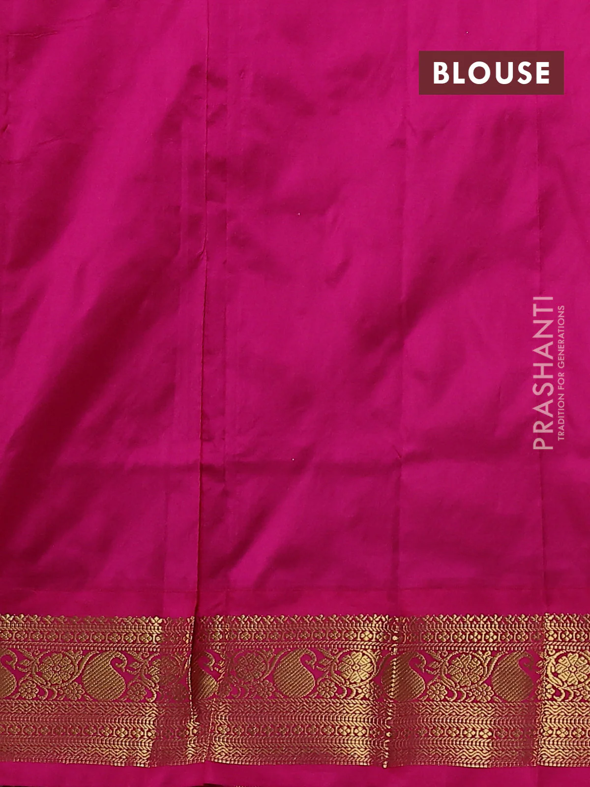 Narayanpet silk saree mustard yellow and pink with zari woven buttas and paisley zari woven border - Image 4
