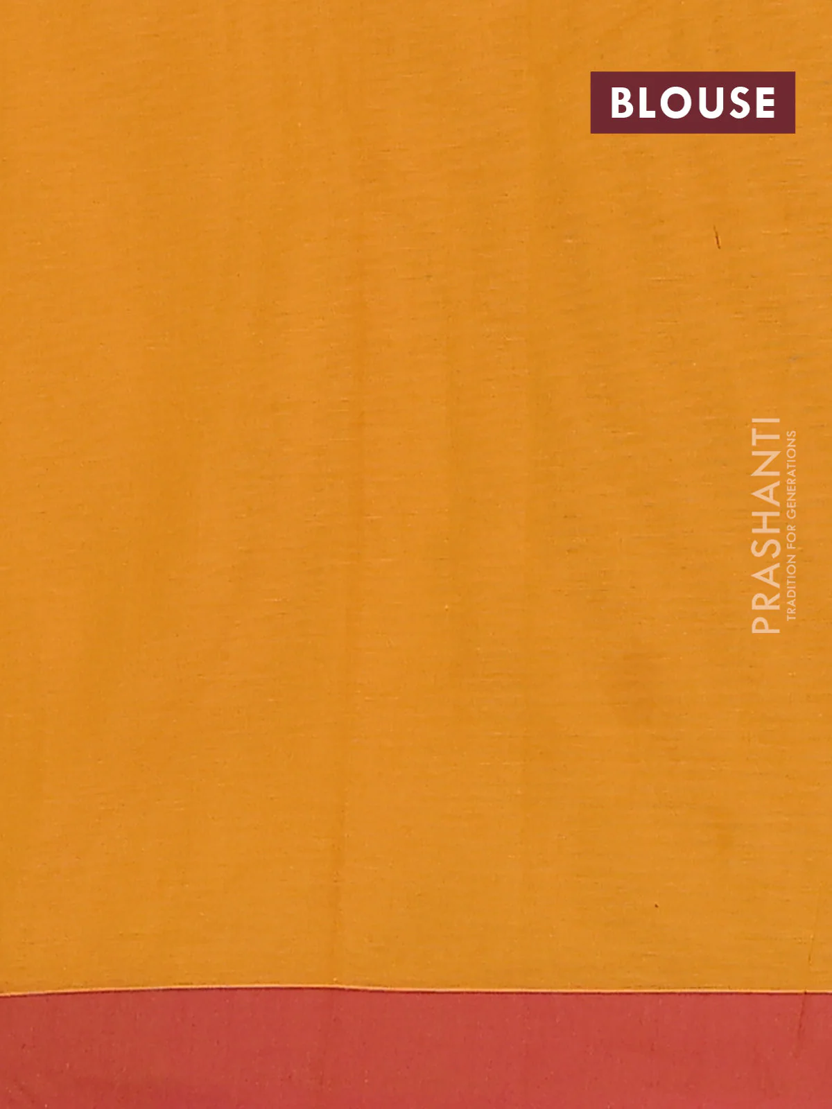 Nithyam cotton saree mustard yellow and dual shade of maroon with allover thread weaves & buttas and simple border - Image 4