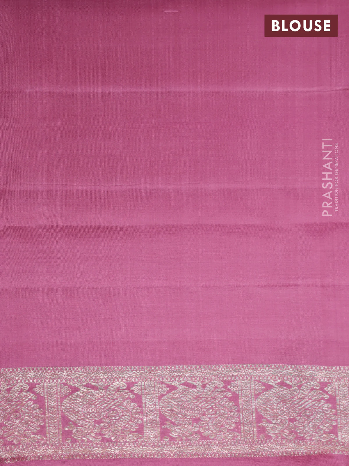 Pastel Green Pure Kanchipuram Silk Saree With Thread & Zari Stripes Pattern - Image 6