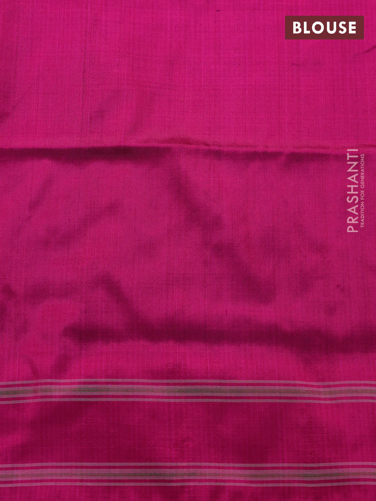 Pochampally silk saree black and pink with allover ikat weaves and rettapet border - Image 4