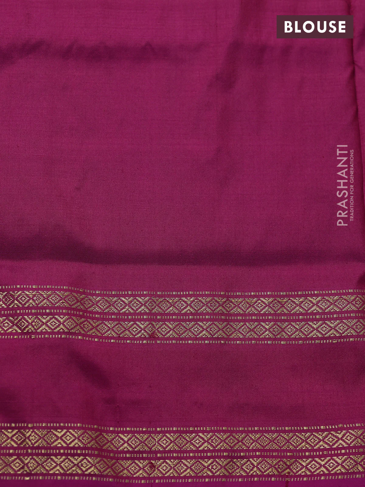 Pochampally silk saree cs blue and pink with allover thread woven buttas and zari woven ikat border - Image 4