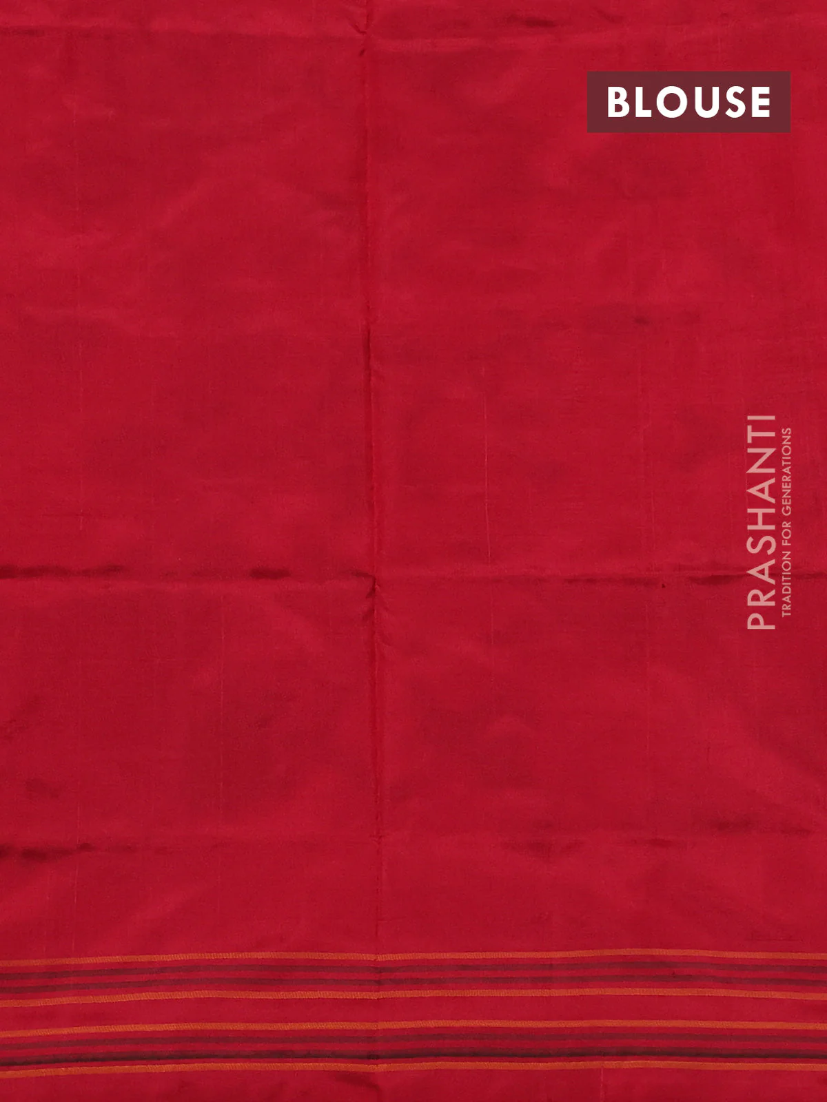 Pochampally silk saree dual shade of red shade and red with allover patola weaves and rettapet border - Image 4