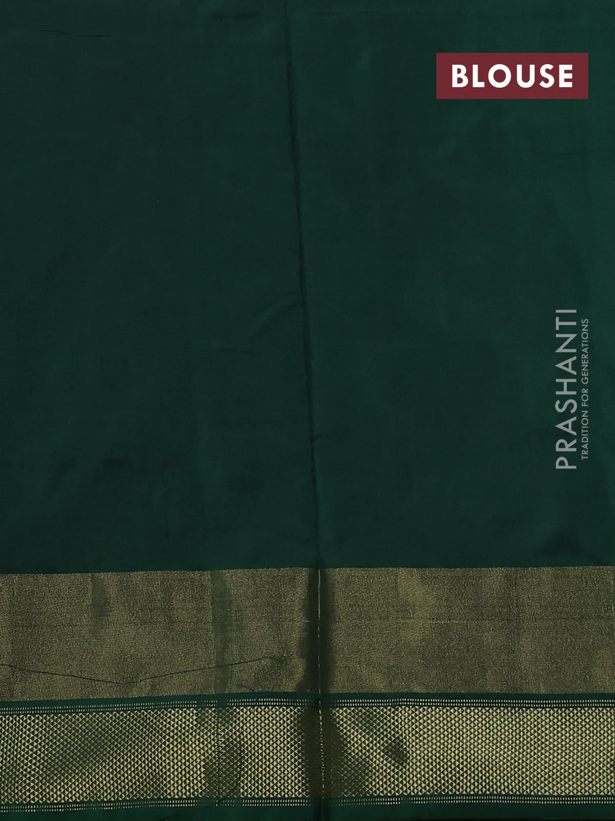 Pochampally silk saree maroon and green with allover ikat weaves and ikat woven zari border - Image 4