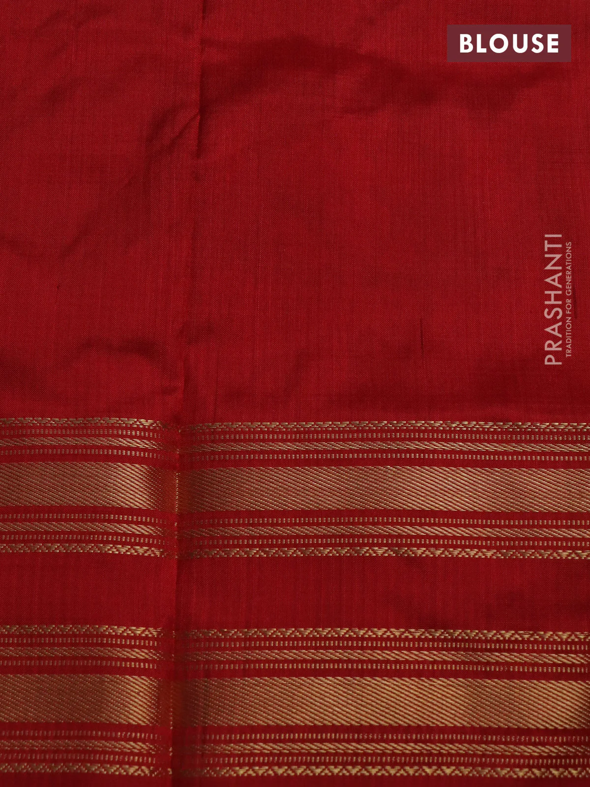 Pochampally silk saree navy blue and red with allover ikat weaves and long ikat woven rettapet zari border - Image 4