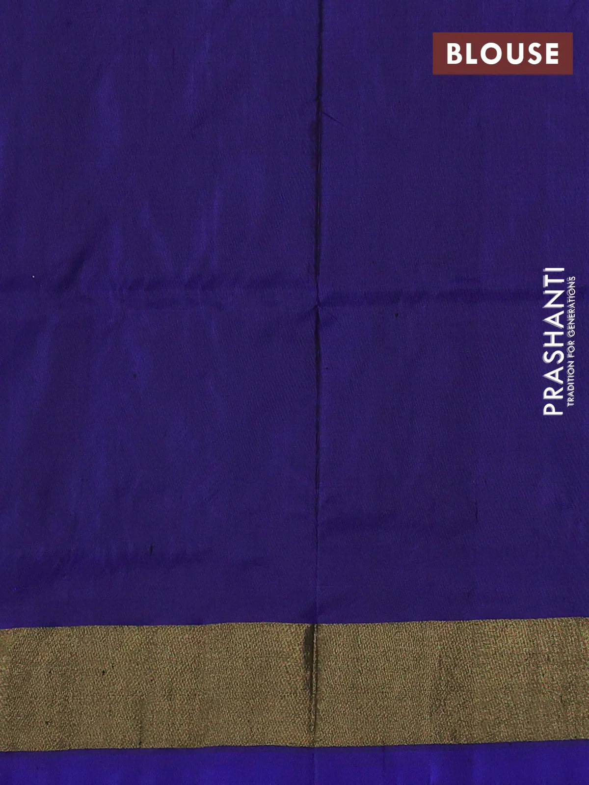 Pochampally silk saree off white grey and blue with allover ikat weaves and zari woven border - Image 4