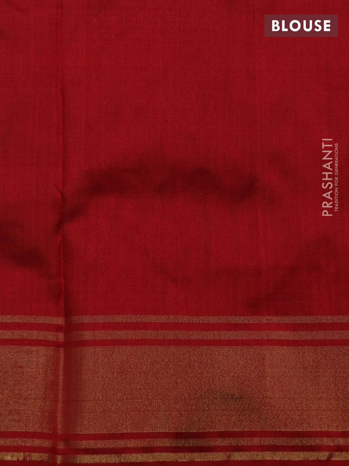 Pochampally silk saree pastel brown and red with allover ikat weaves and long ikat woven zari border - Image 4