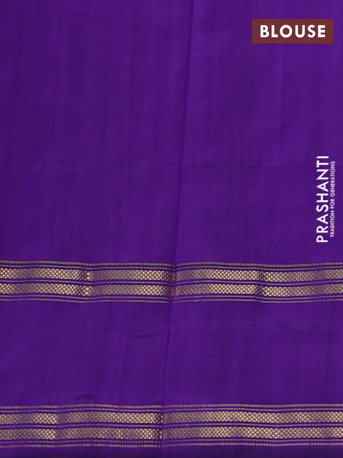 Pochampally silk saree peach pink and violet with ikat butta weaves and rettapet zari woven ikat style border - Image 4