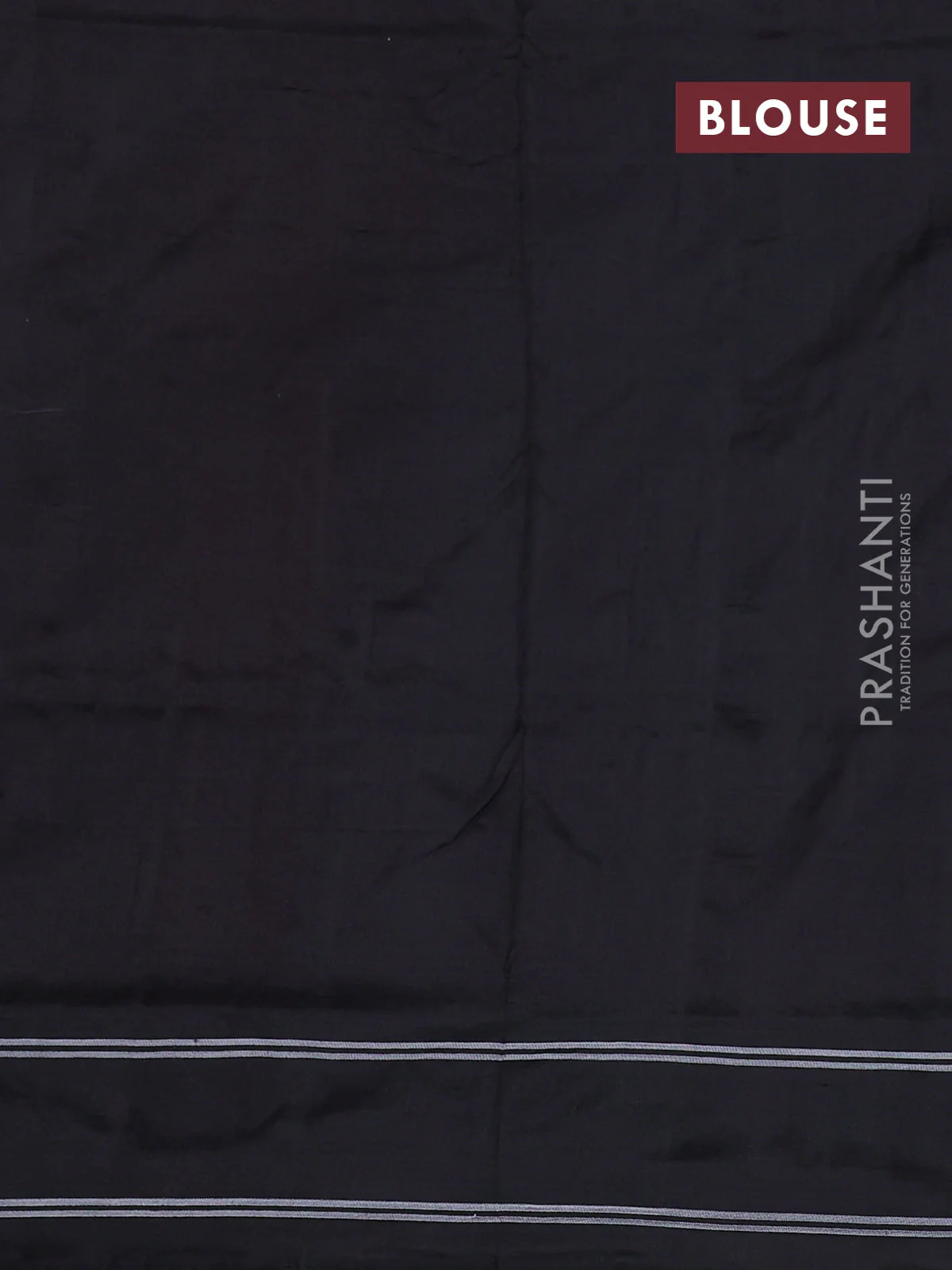 Pochampally silk saree pink and black with allover ikat butta weaves and long ikat woven rettapet border - Image 4