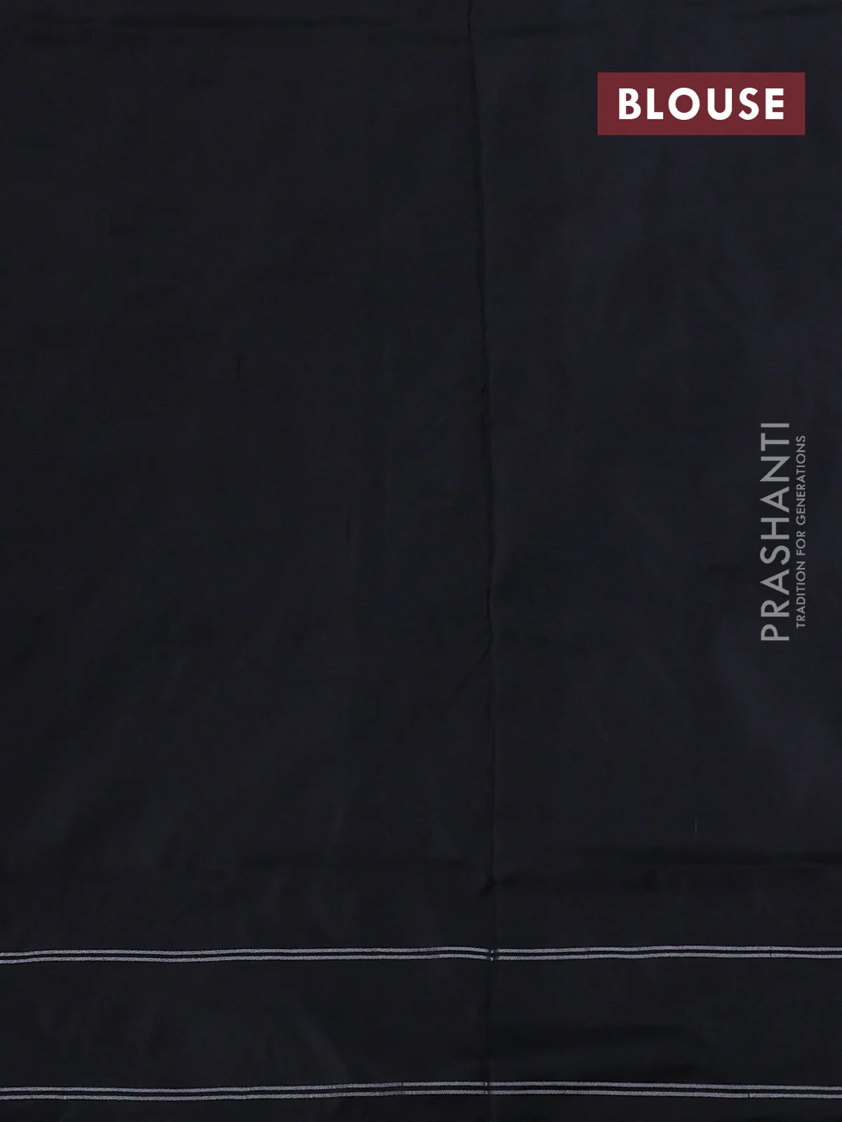 Pochampally silk saree pink and black with plain body and long ikat woven border - Image 4