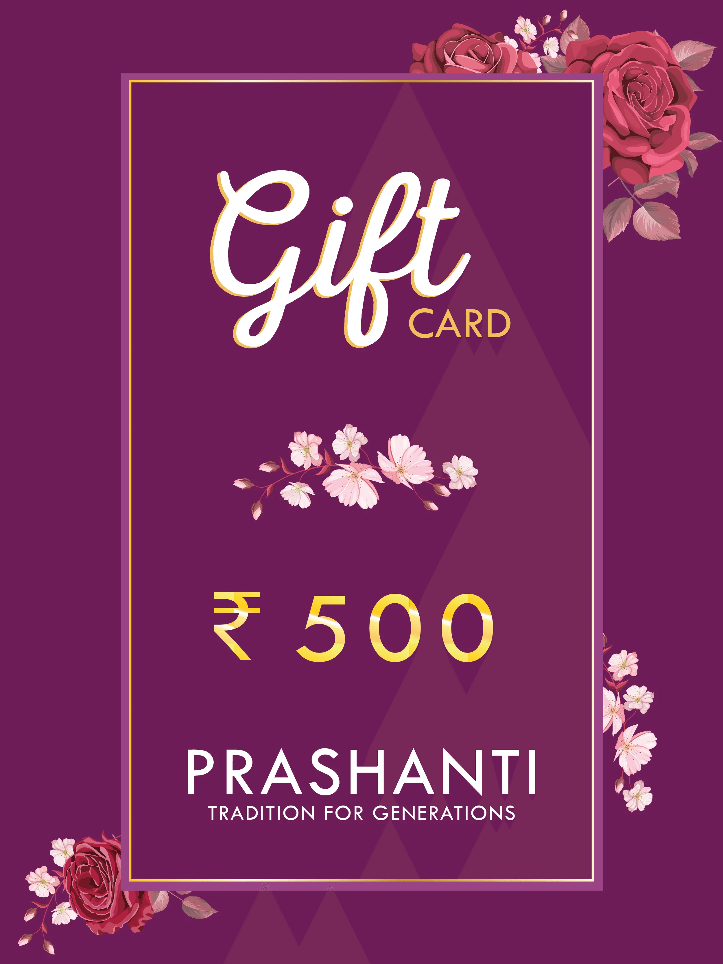 Prashanti Gift Card - Image 3