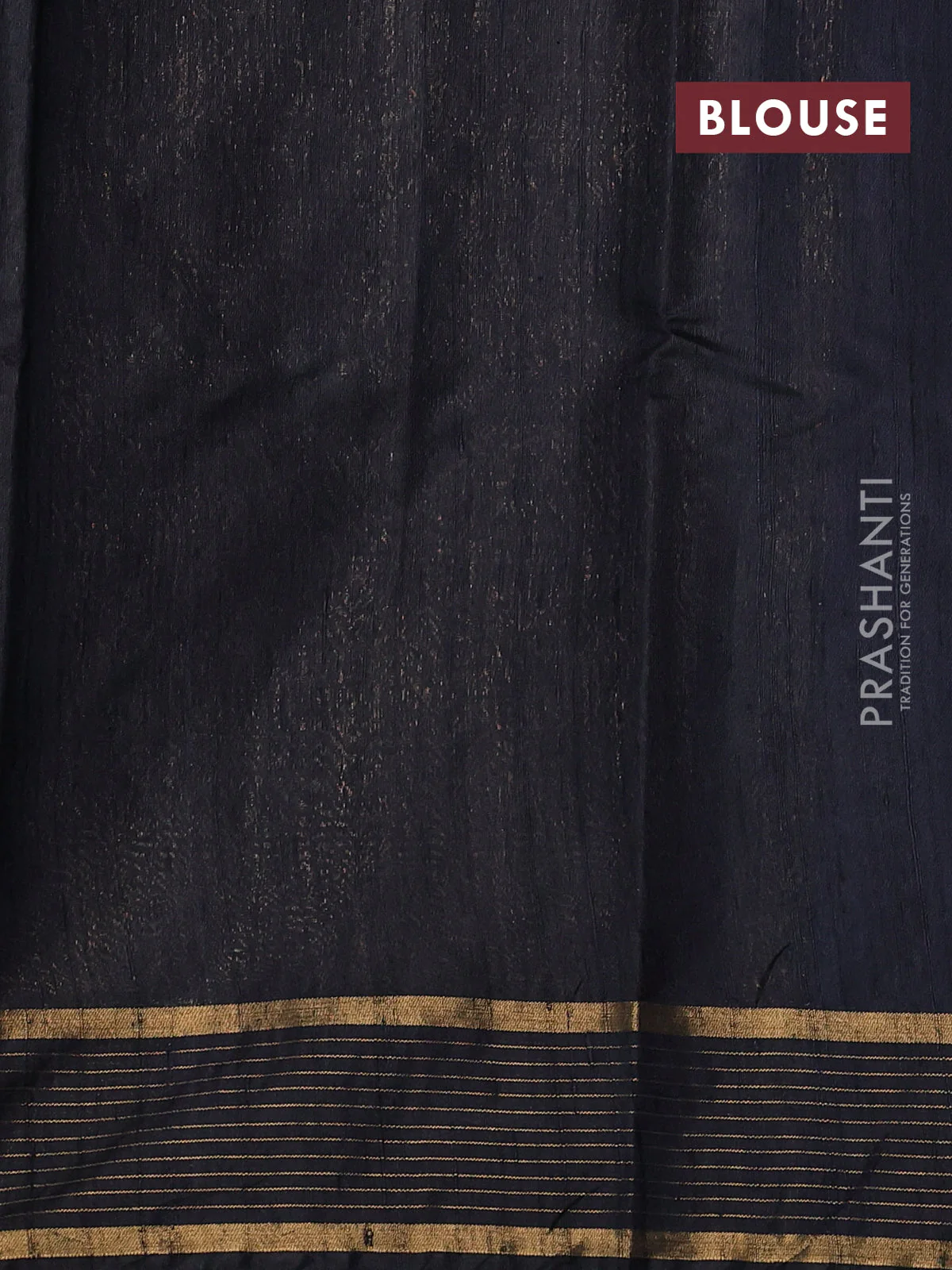 Pure dupion silk saree cs blue and jamun with zari woven buttas and zari woven border - Image 3