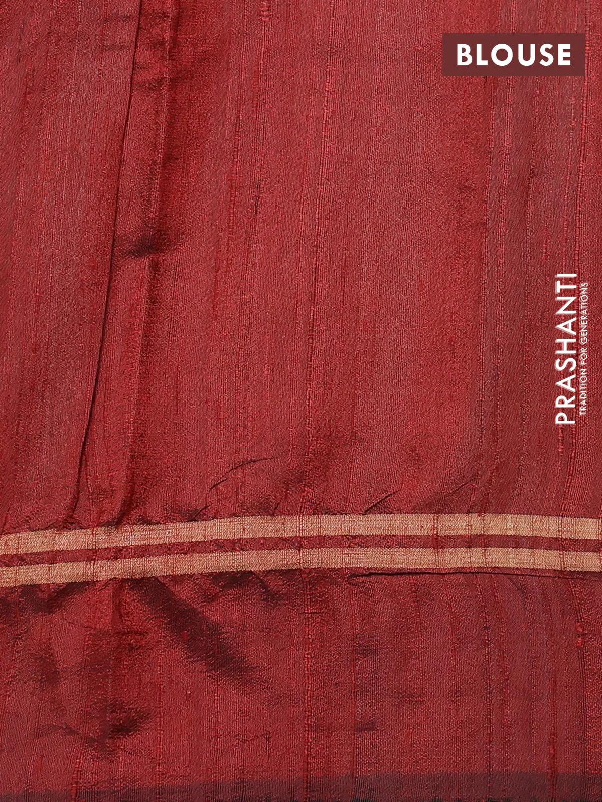Pure dupion silk saree navy blue and maroon with zari woven buttas and zari woven simple border - Image 3