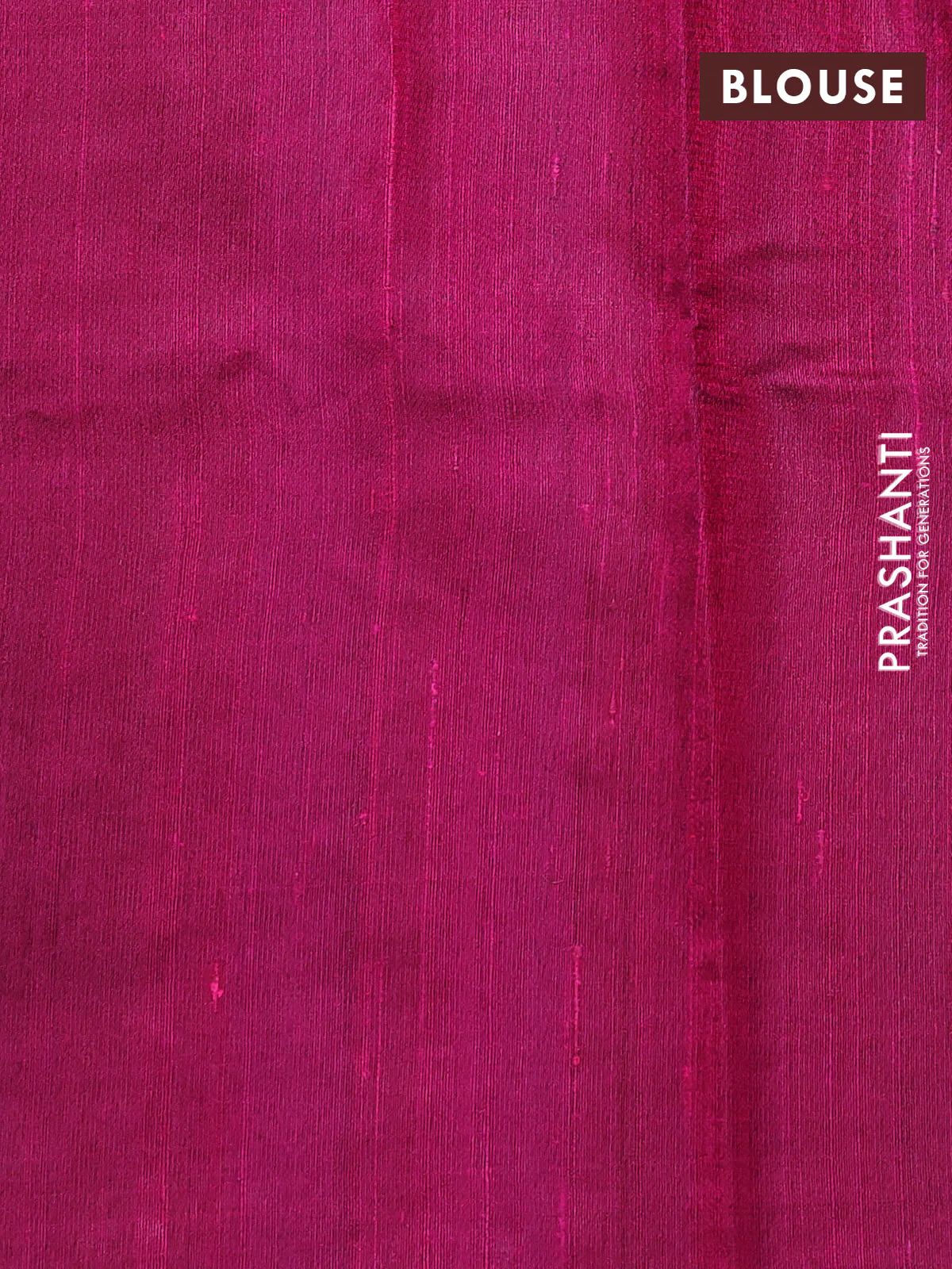 Pure dupion silk saree pink with plain body and zari woven border - Image 3
