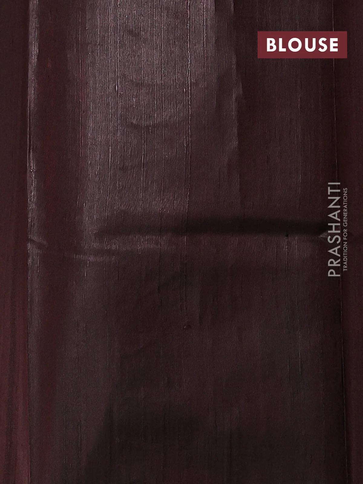 Pure dupion silk saree rust orange and deep jamun with floral zari woven buttas and zari woven border - Image 3
