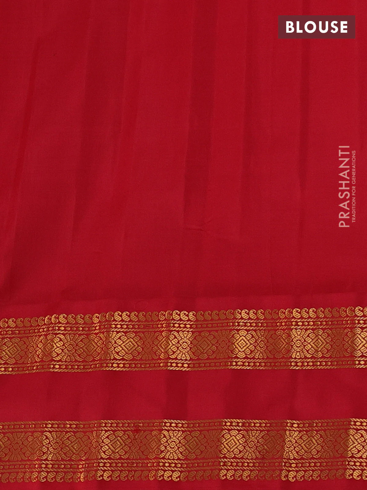 Pure gadwal silk saree dark mustard and red with zari woven buttas and rettapet zari woven border - Image 4
