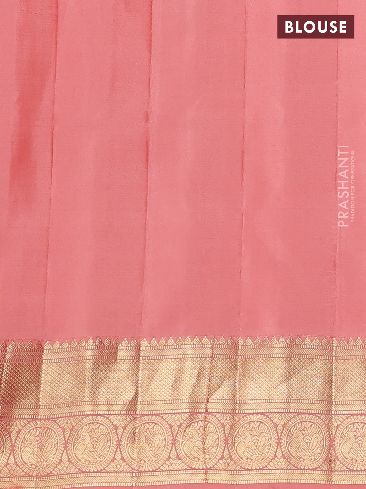 Pure gadwal silk saree dual shade of bluish green and peach shade with zari woven annam buttas and temple design zari woven border - Image 4