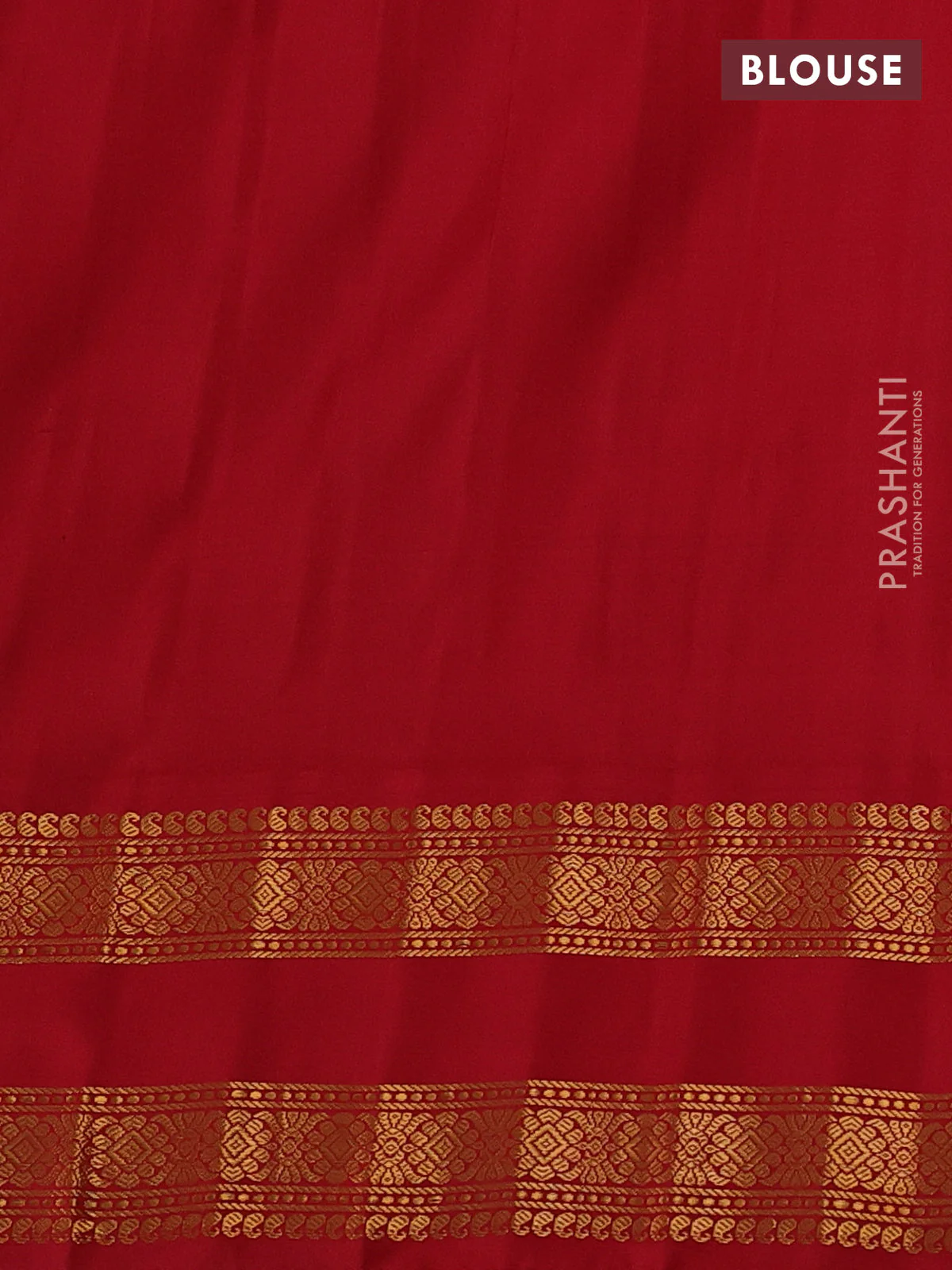 Pure gadwal silk saree dual shade of light green and red with zari woven buttas and temple design zari woven border - Image 4