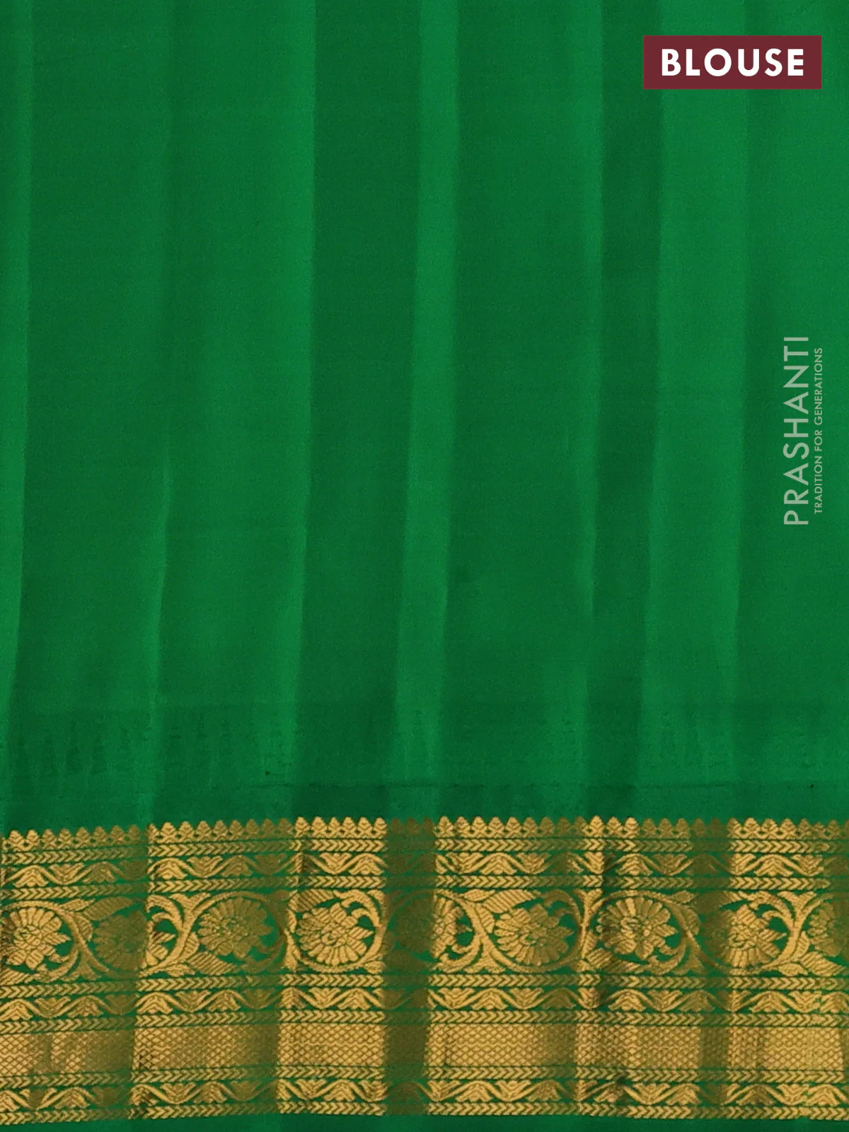 Pure gadwal silk saree light pink and green with allover zari woven buttas and temple design zari woven border - Image 4