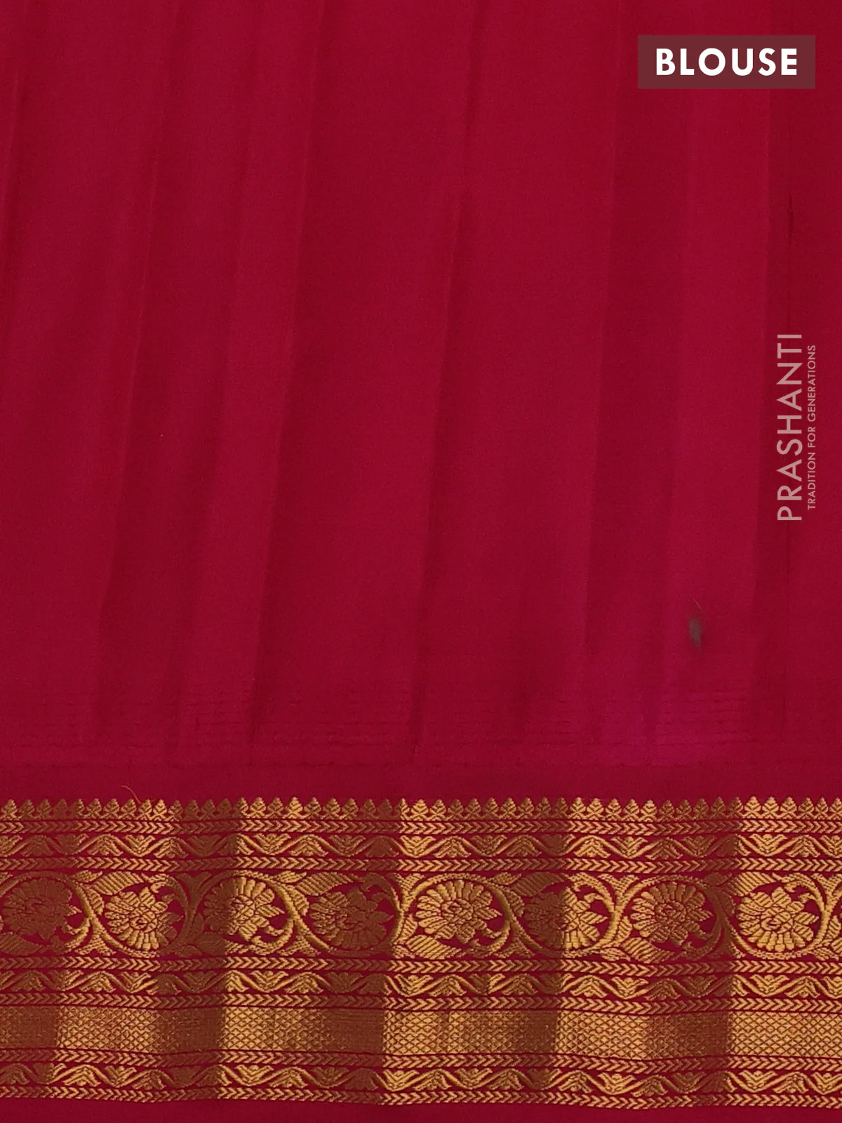 Pure gadwal silk saree mango yellow and pink with allover zari woven buttas and temple design zari woven border - Image 4