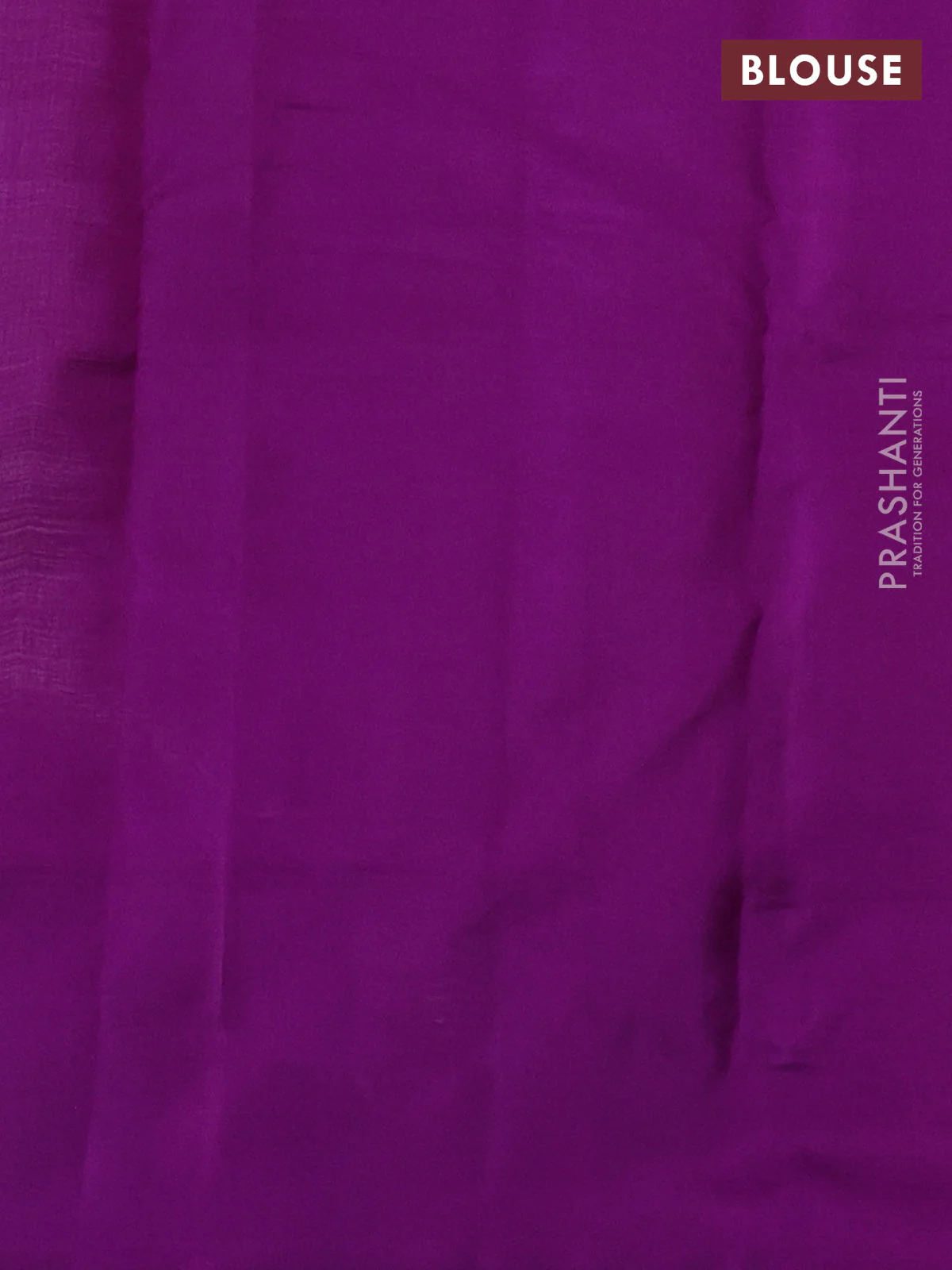 Pure kanchipuram silk saree beige and purple with allover zari weaves and simple border - Image 4
