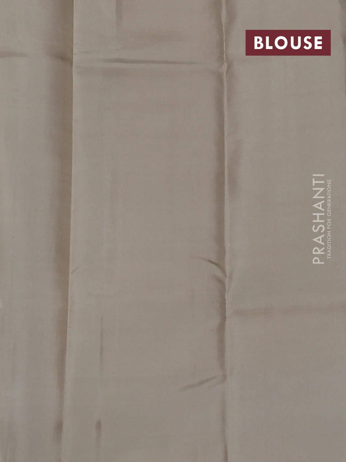 Pure kanchipuram silk saree blue and grey shade with zari woven buttas and zari woven butta border - Image 3