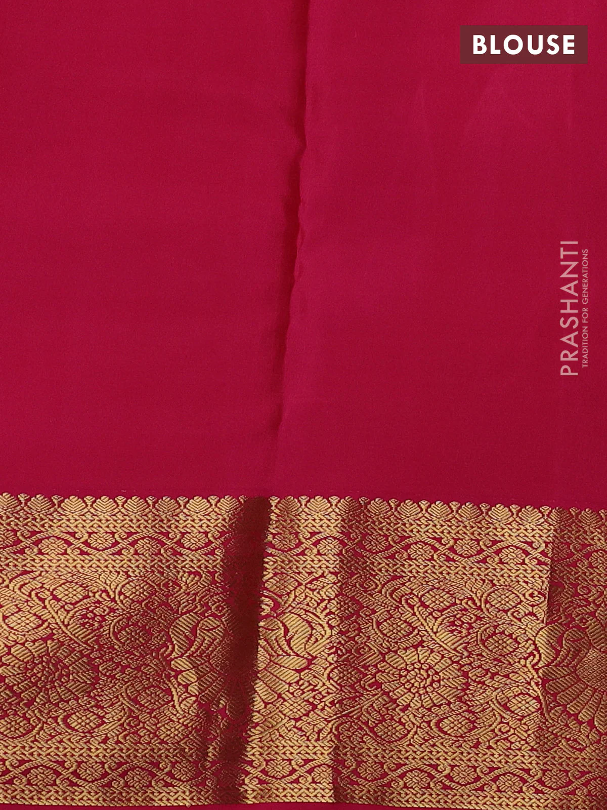 Pure kanchipuram silk saree bottle green and pink with allover zari checks & buttas and rich zari woven korvai border - Image 4
