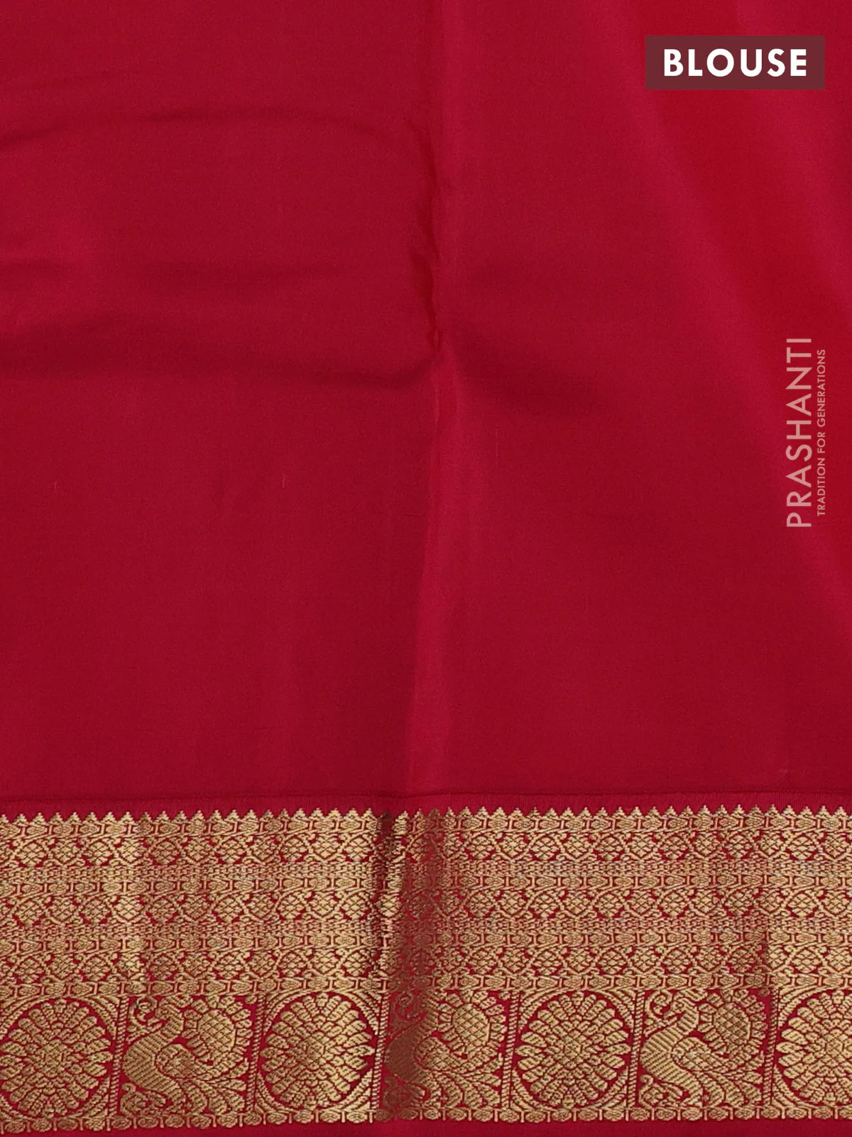 Pure kanchipuram silk saree bottle green and pink with zari woven buttas and rich zari woven korvai border - Image 4