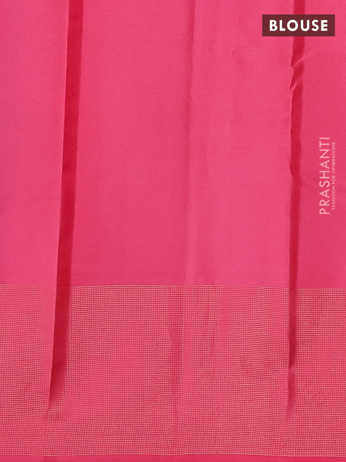 Pure kanchipuram silk saree cs blue and peach pink with zari woven paisley buttas and zari woven border - Image 4