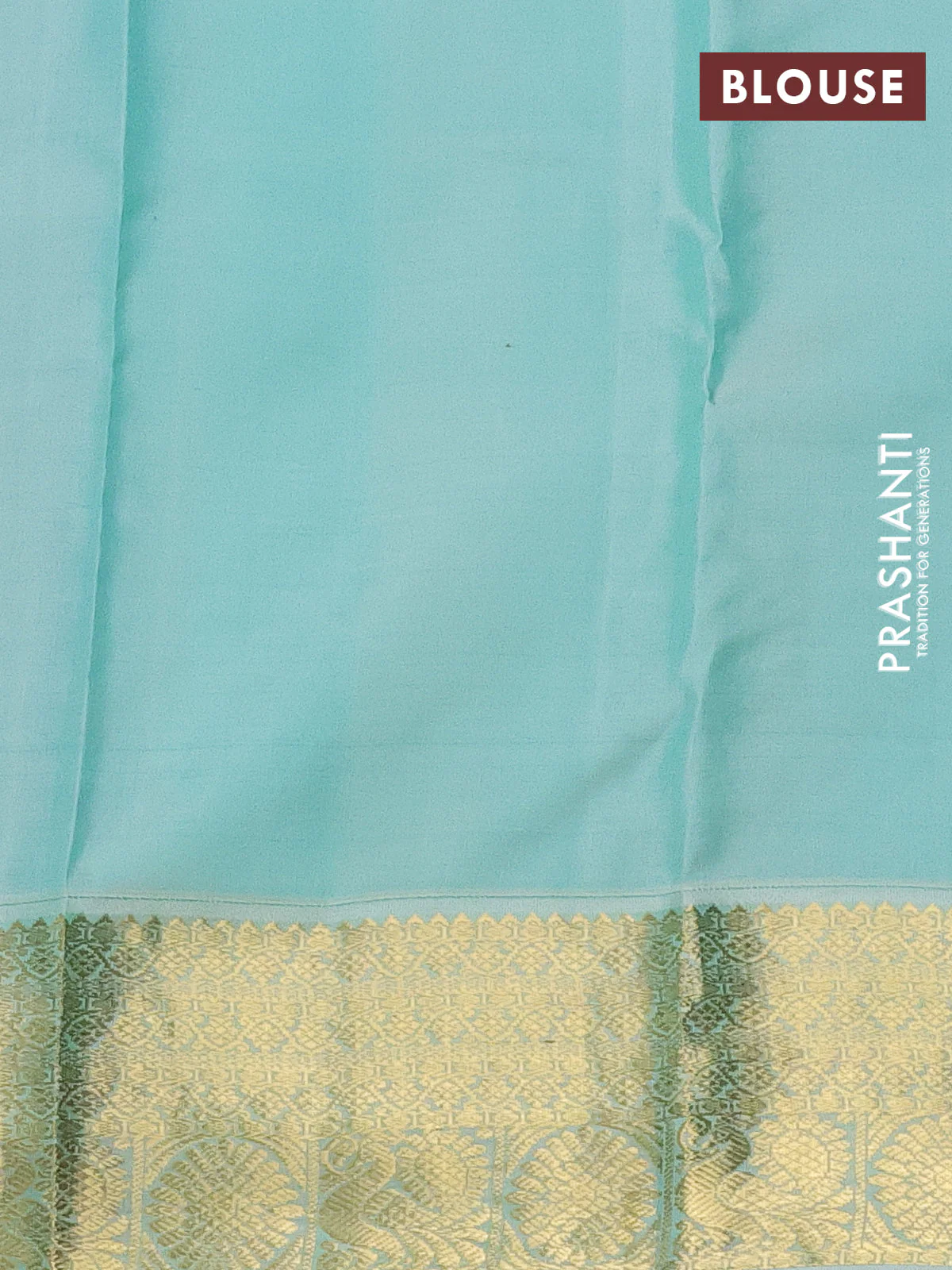 Pure kanchipuram silk saree dark magenta pink and green shade with zari woven buttas and zari woven korvai border - Image 3