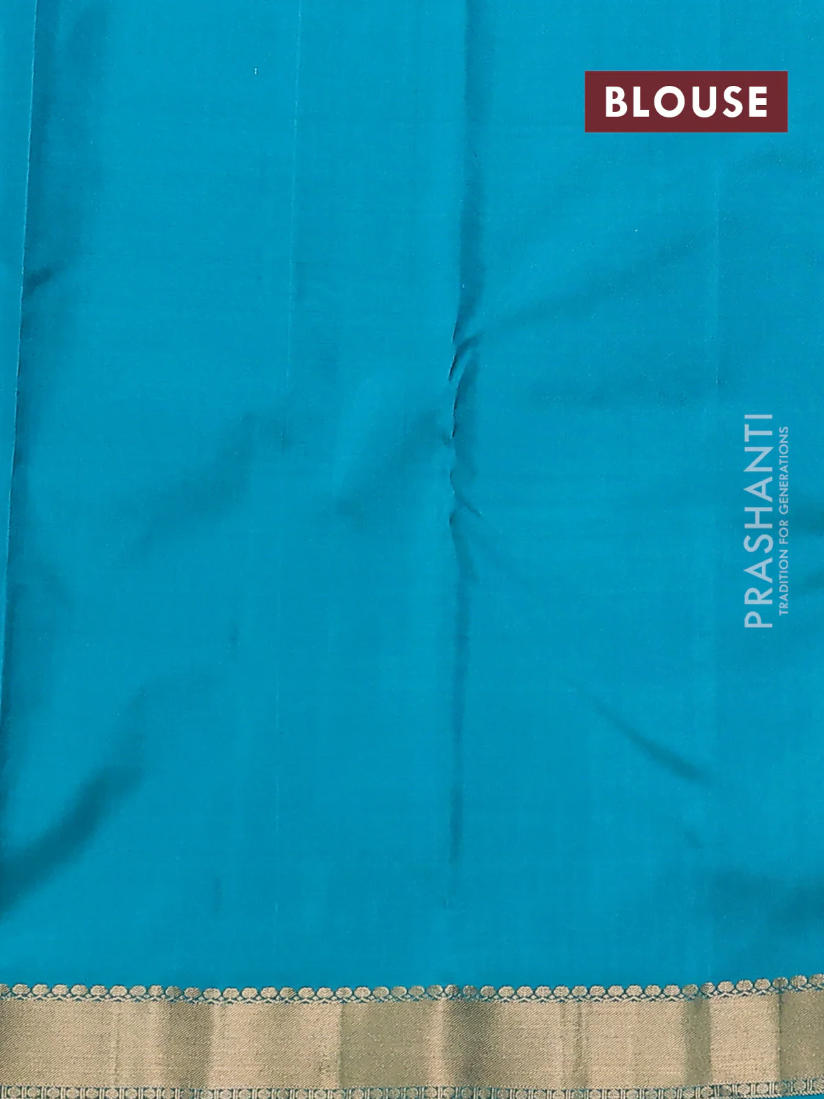 Pure kanchipuram silk saree dark magenta pink and teal green shade with allover zari woven buttas and rich zari woven border - Image 3