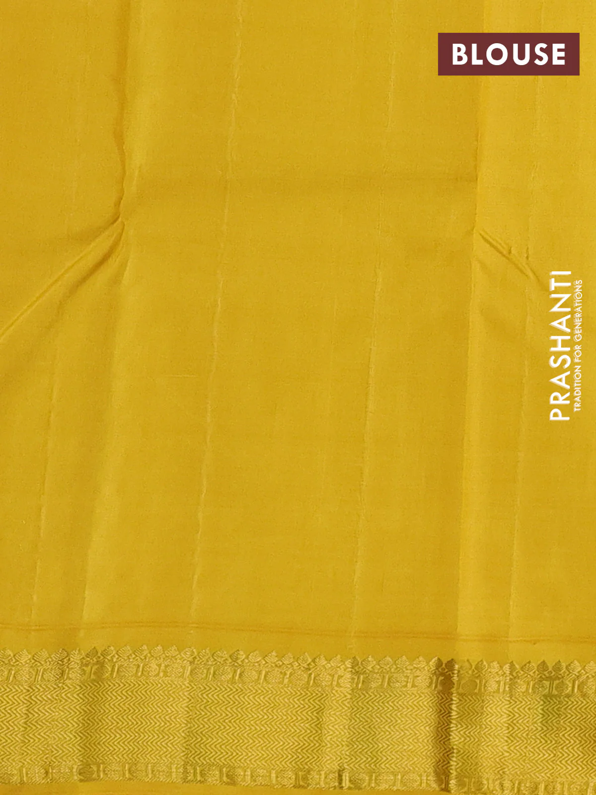 Pure kanchipuram silk saree deep jamun shade and yellow with zari woven buttas and zari woven korvai border - Image 4