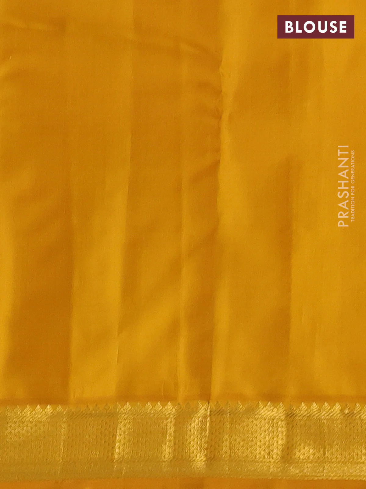 Pure kanchipuram silk saree deep maroon and mustard yellow with zari woven buttas and zari woven korvai border - Image 4