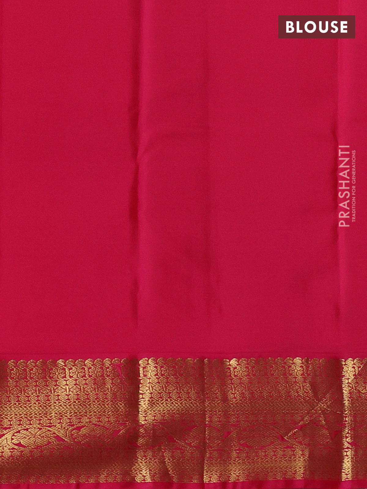 Pure kanchipuram silk saree dual shade of bluish green and pink with zari woven buttas and rich zari woven korvai border - Image 4