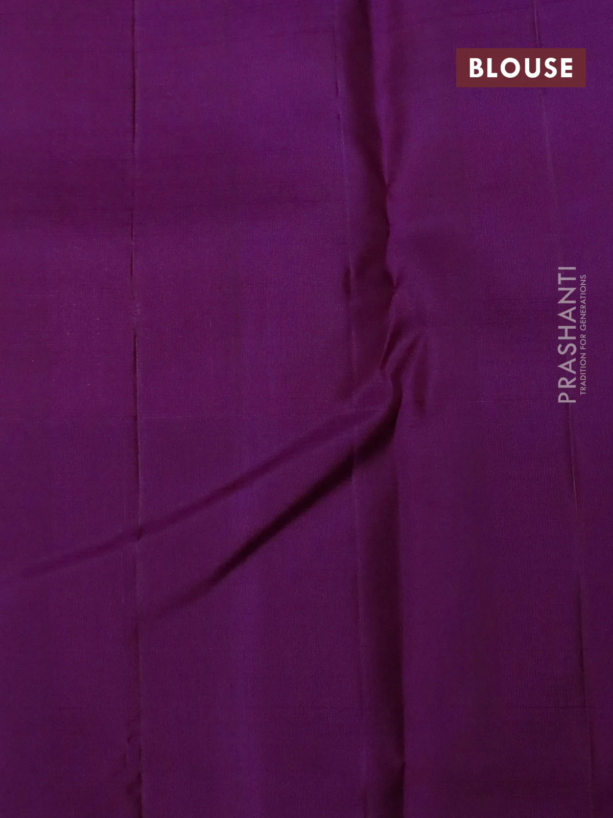 Pure kanchipuram silk saree dual shade of grey and purple with allover silver zari woven brocade weaves and long silver zari woven butta border - Image 5