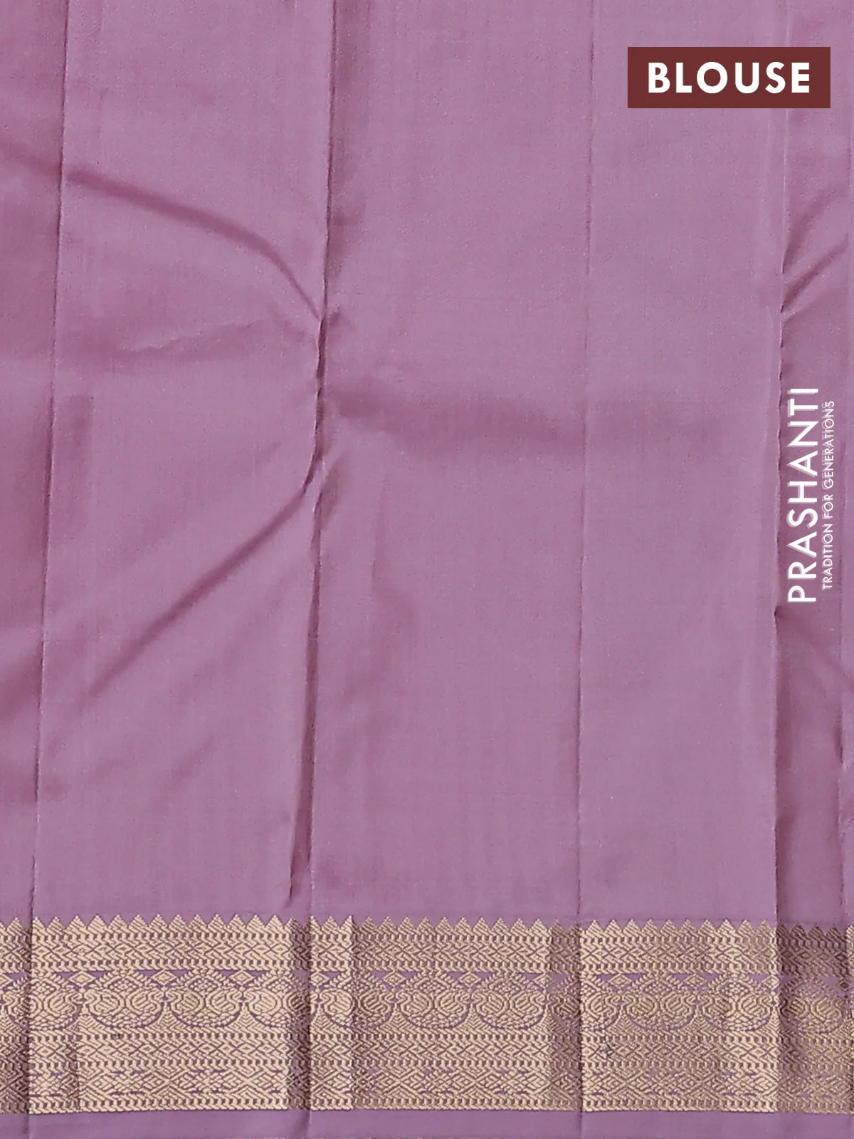 Pure kanchipuram silk saree dual shade of pink and mauve pink with zari woven buttas and rich zari woven korvai border - Image 3