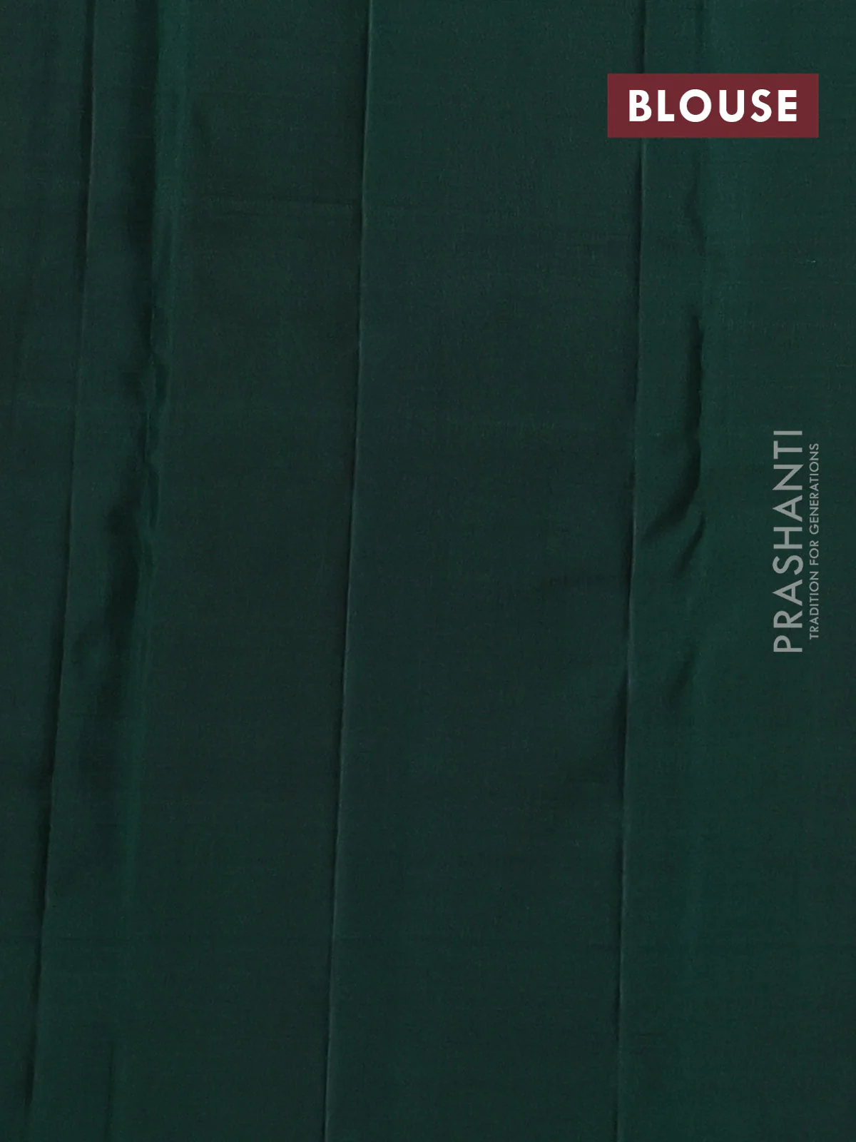 Pure kanchipuram silk saree dual shade of pinkish orange and dark green with allover zari weaves & buttas in borderless style - Image 4