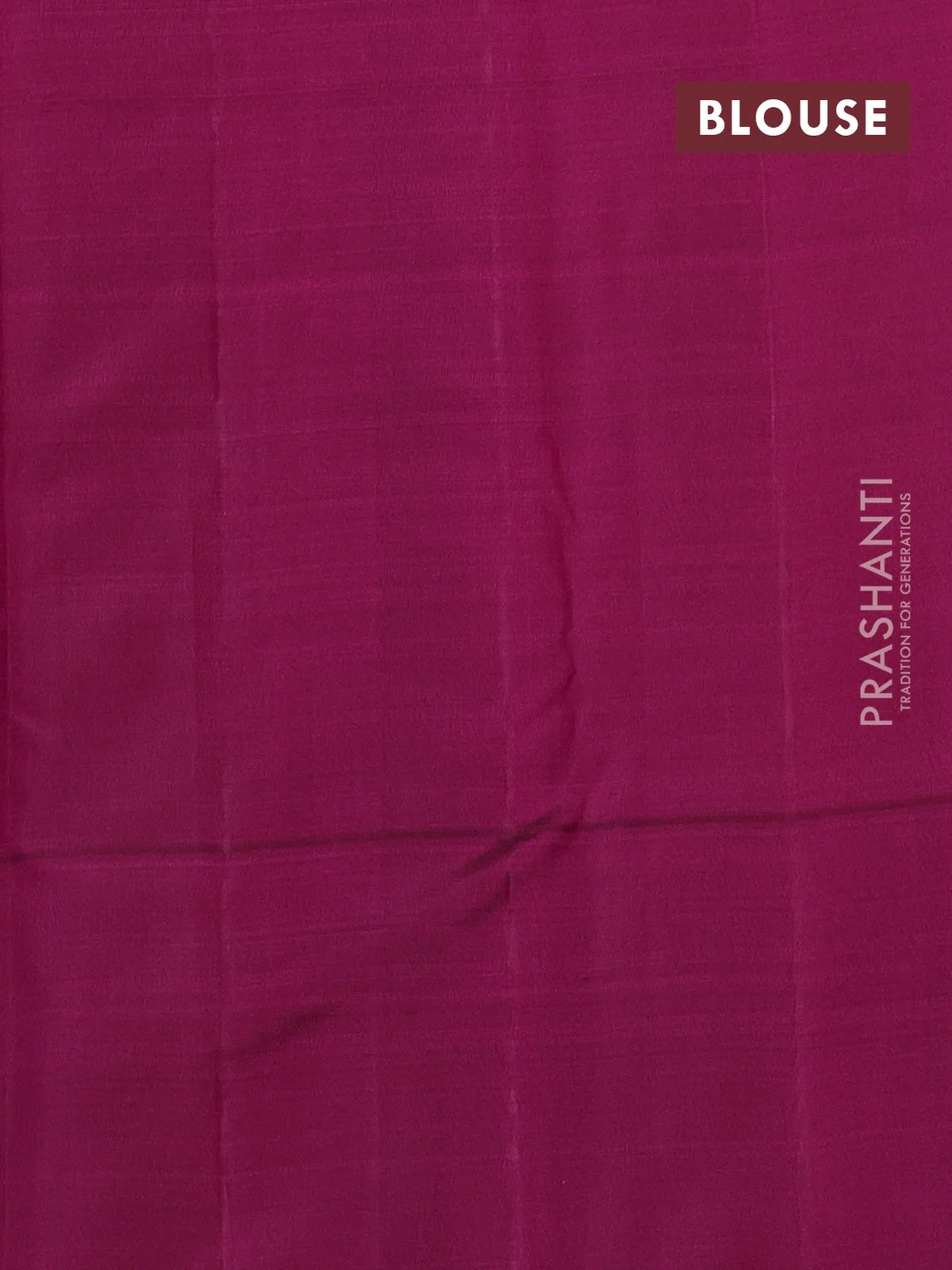 Pure kanchipuram silk saree dual shade of pinkish orange and dark magenta pink with allover silver & gold zari weaves and zari woven butta border - Image 4