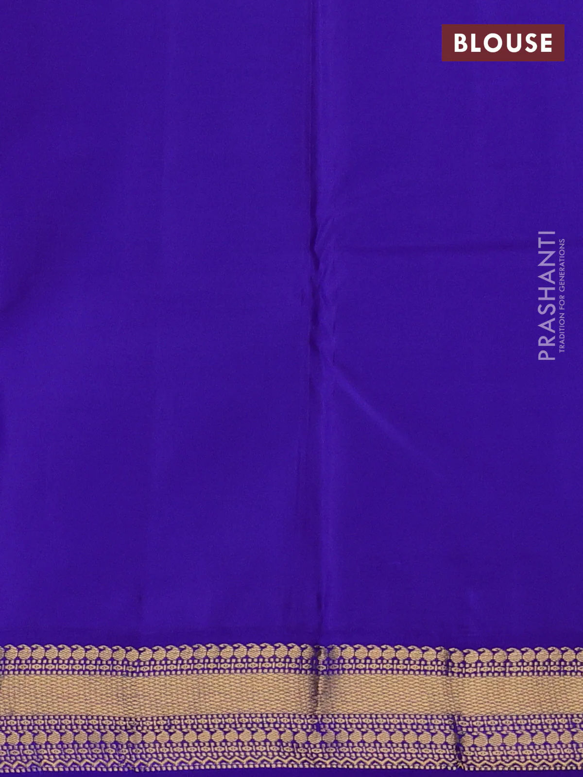 Pure kanchipuram silk saree dual shade of pinkish orange and violet with zari woven buttas and zari woven korvai border - Image 4