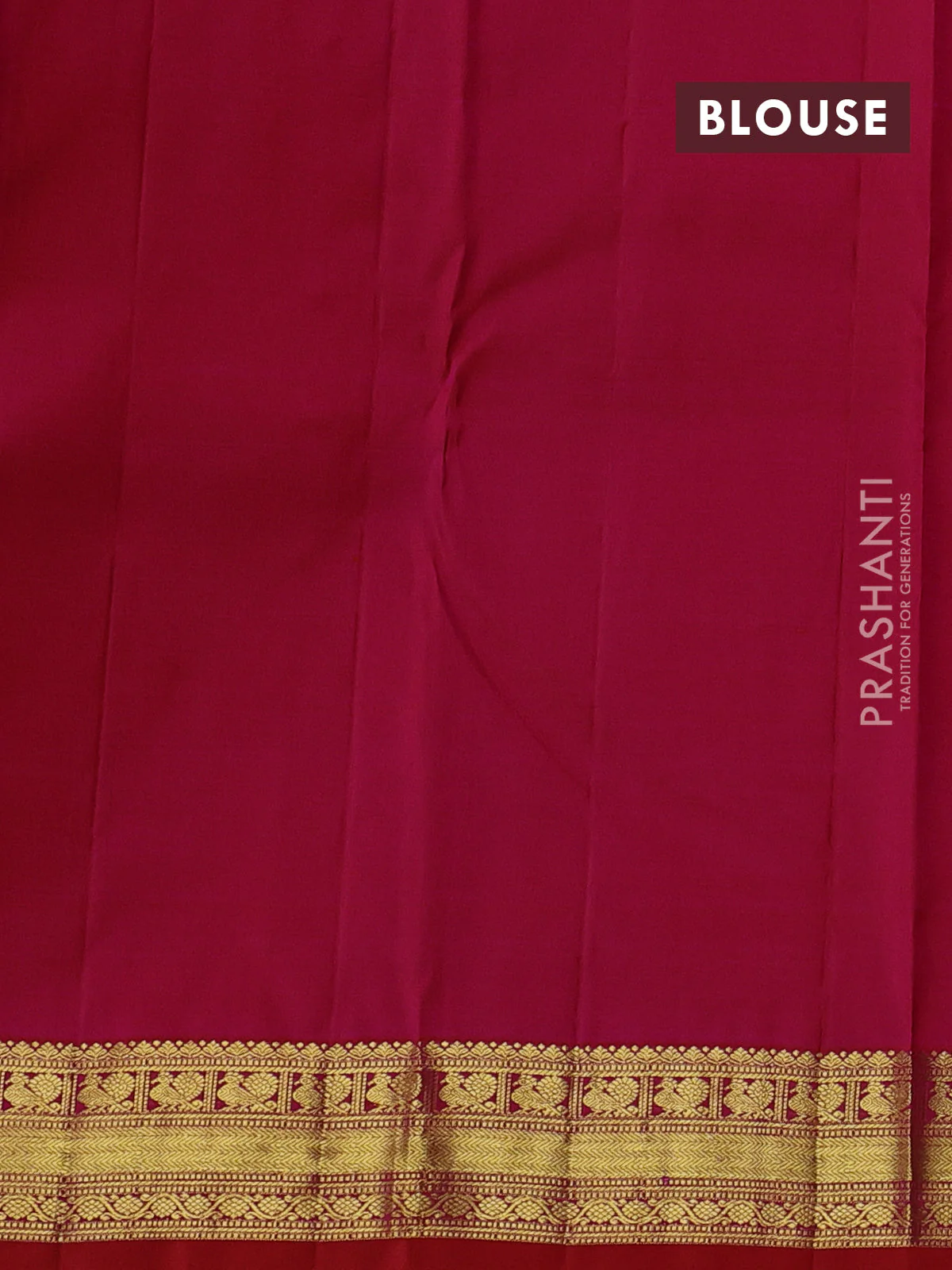 Pure kanchipuram silk saree dual shade of pinkish orange with zari woven buttas and zari woven border - Image 4