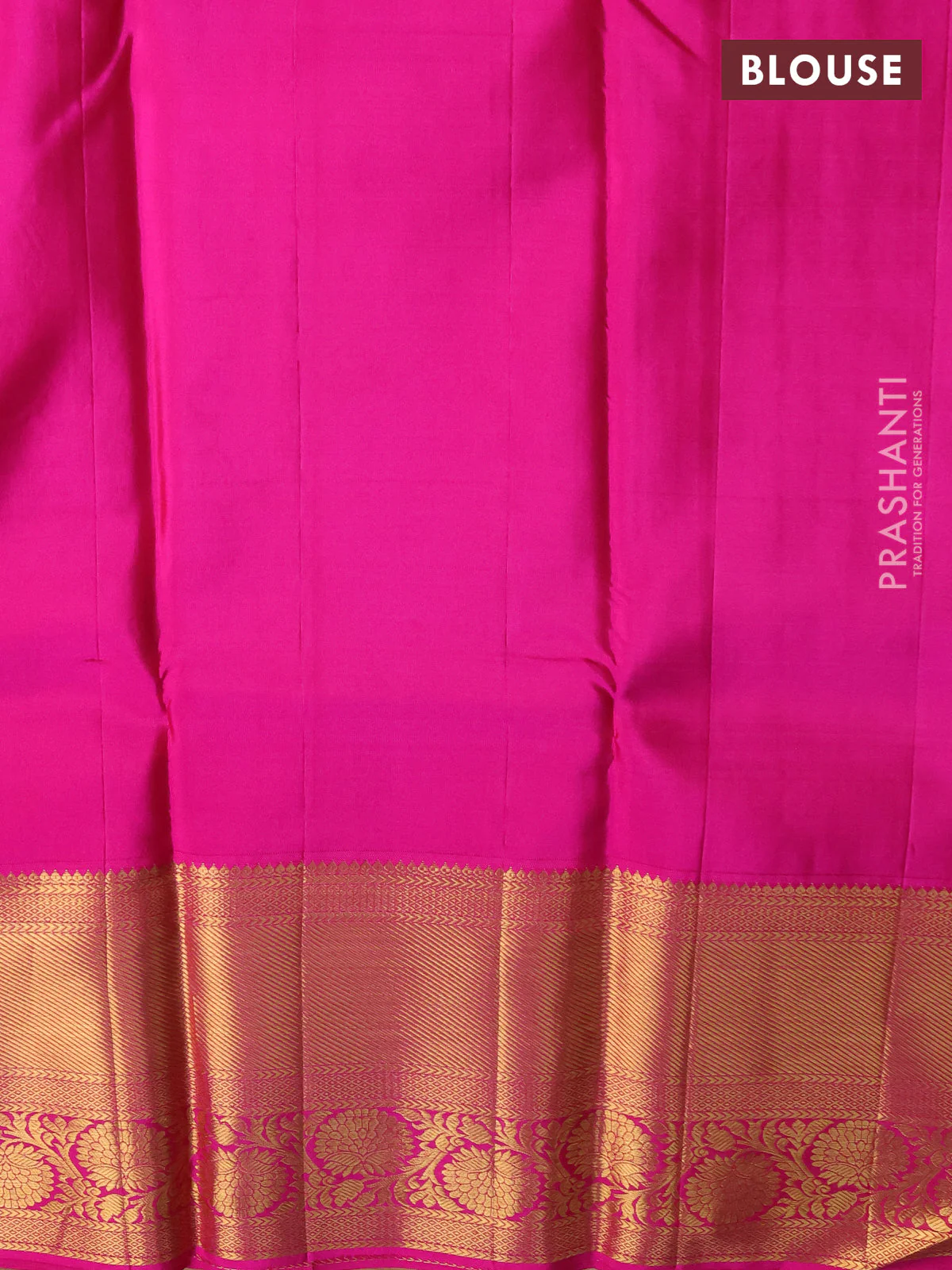 Pure kanchipuram silk saree dual shade of teal bluish green and pink with allover zari woven brocade weaves and zari woven border - Image 4